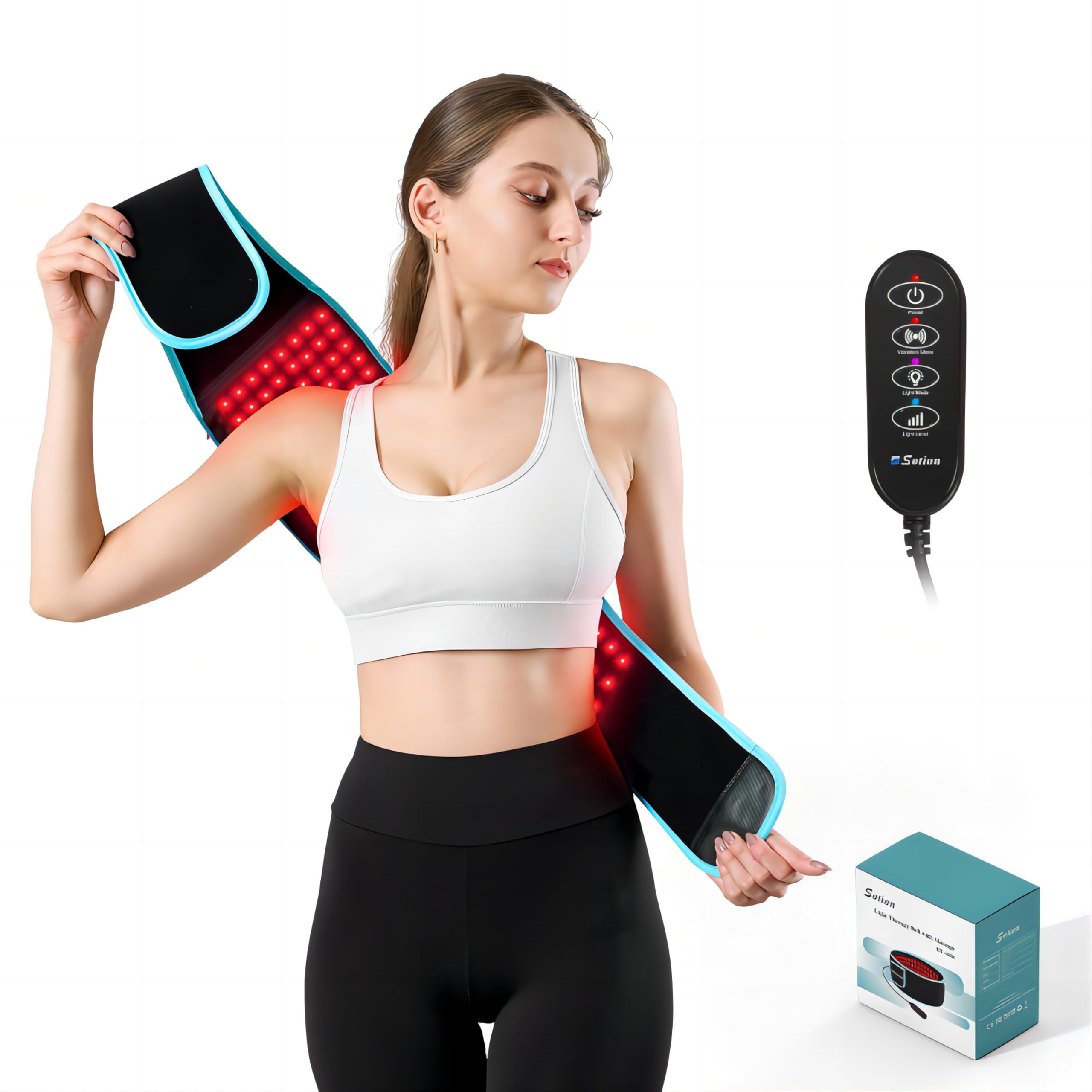 Sotion Red Light Therapy Belt with Massage-Red Light Therapy for Body&Near Infrared Light Therapy comrelax uk supplements