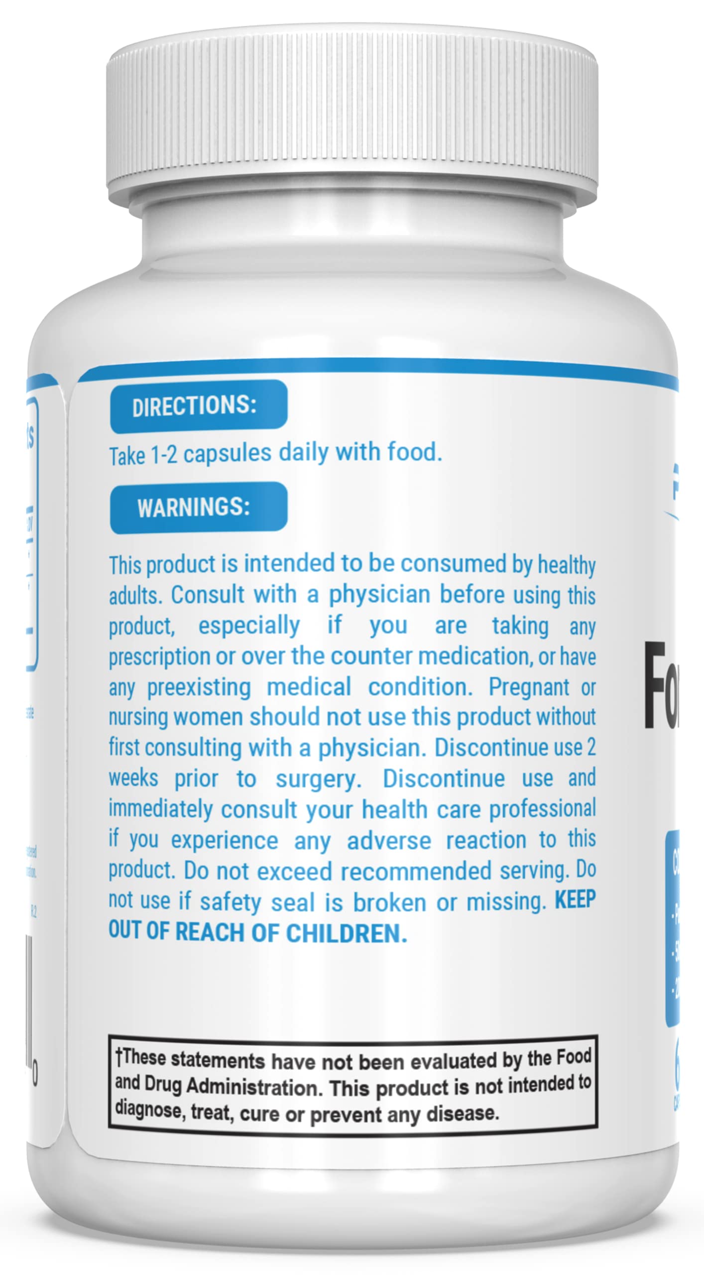 PEScience Forskolin-95+ Capsules, 95% Pure Forskolin from Coleus Forskohlii Extract with Hemerocallis Fulva Extract, Patented ForsLean, 50mg, 60 Count PEScience uk supplements