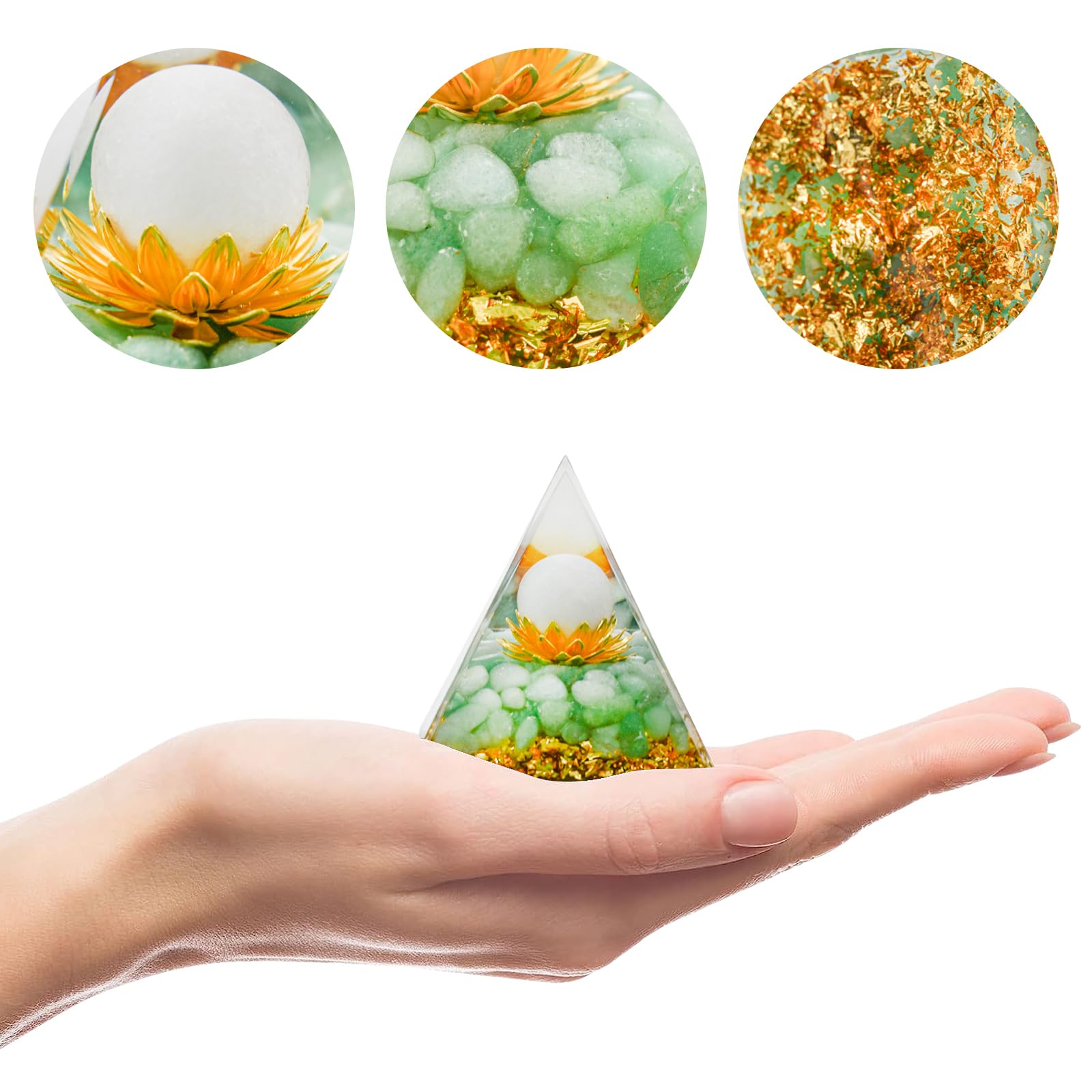 MrMrKura Orgone Pyramids Orgone Energy Pyramid Flower of Life Crystals Organite Obsidian MrMrKura uk supplements