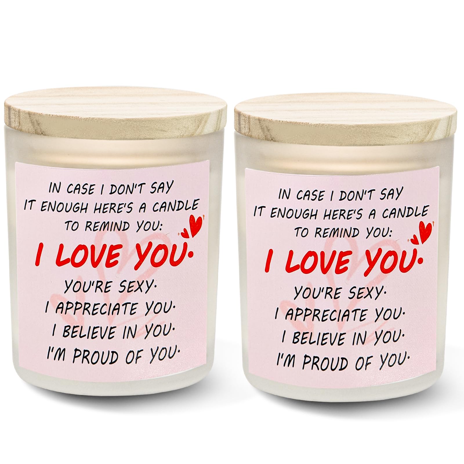 Gifts for Her Anniversary Candler - 2pack Valentine's Day Candle Gift,Wife Gifts Anniversary,Vanilla Lavender JUNPEI uk supplements