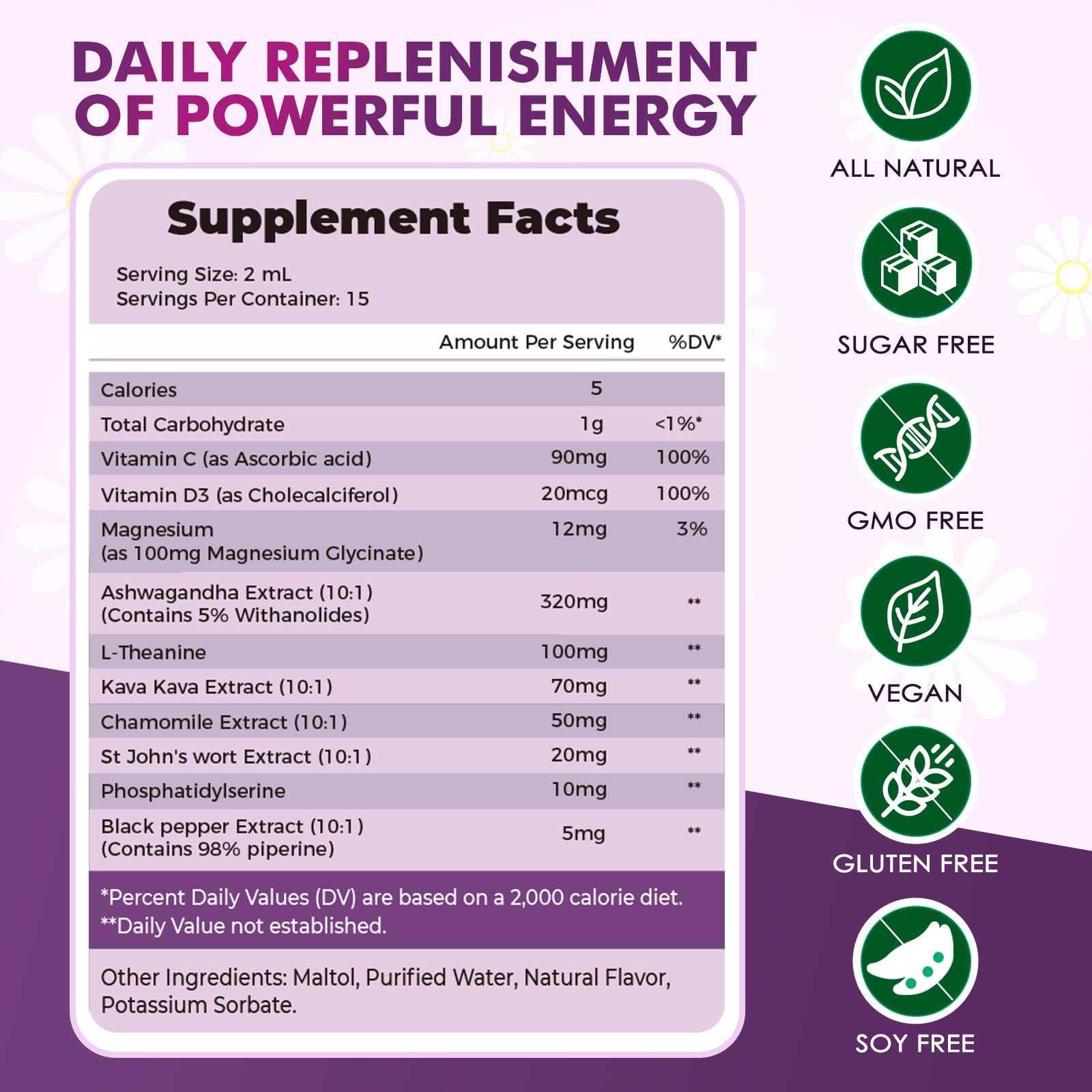 JUYIHEAL Cortisol Supplements, 10 in 1 Cortisol Detox Manager Reducer Hormone Balance Liquid Drops with Ashwagandha, Magnesium, L-theanine JUYIHEAL uk supplements