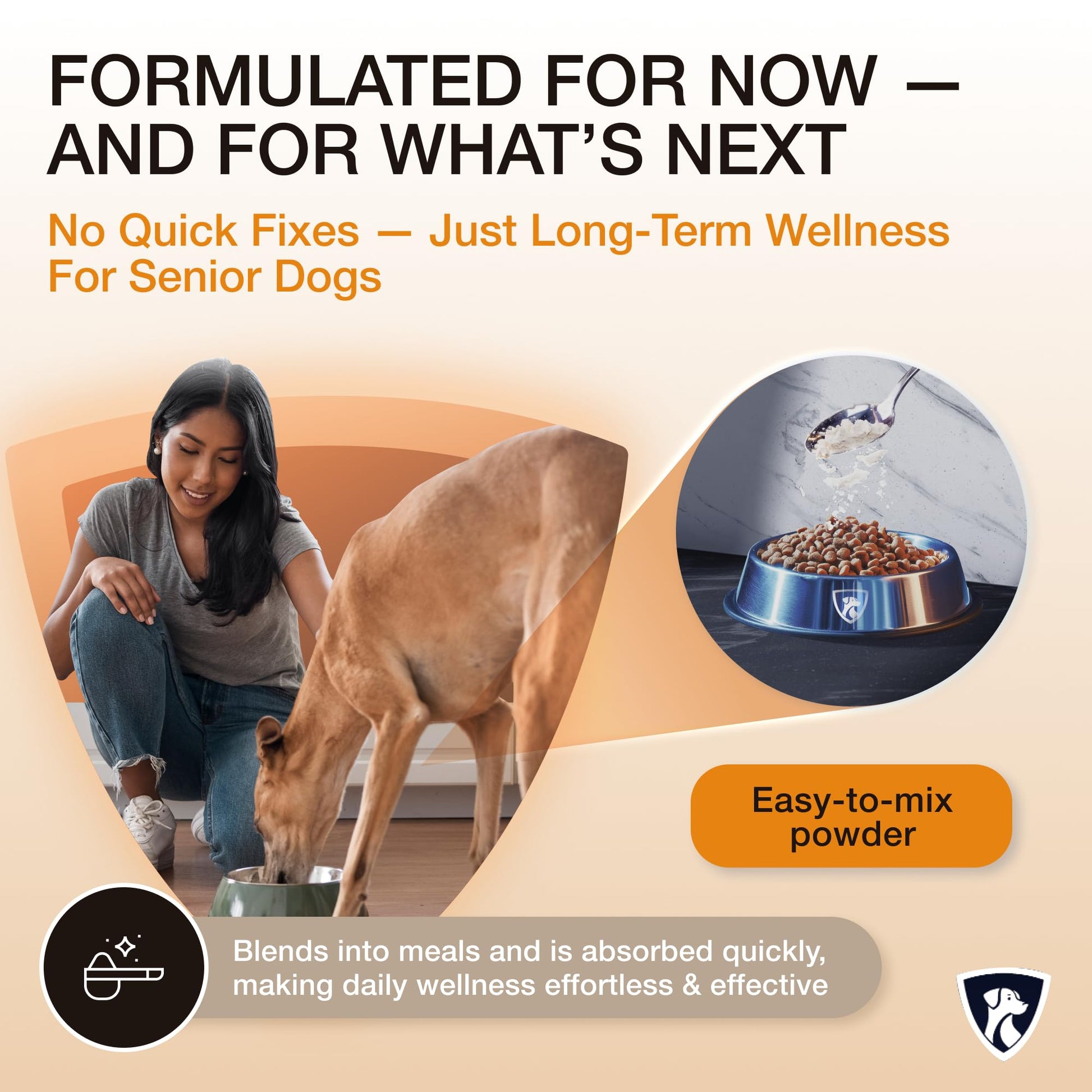 NutraRegen Select Senior Dog Joint Supplement 45 Scoops | Natural Glucosamine Chondroitin for Dogs with Collagen | Hip and Joint Powder | 7.7 Oz NutraRegen uk supplements
