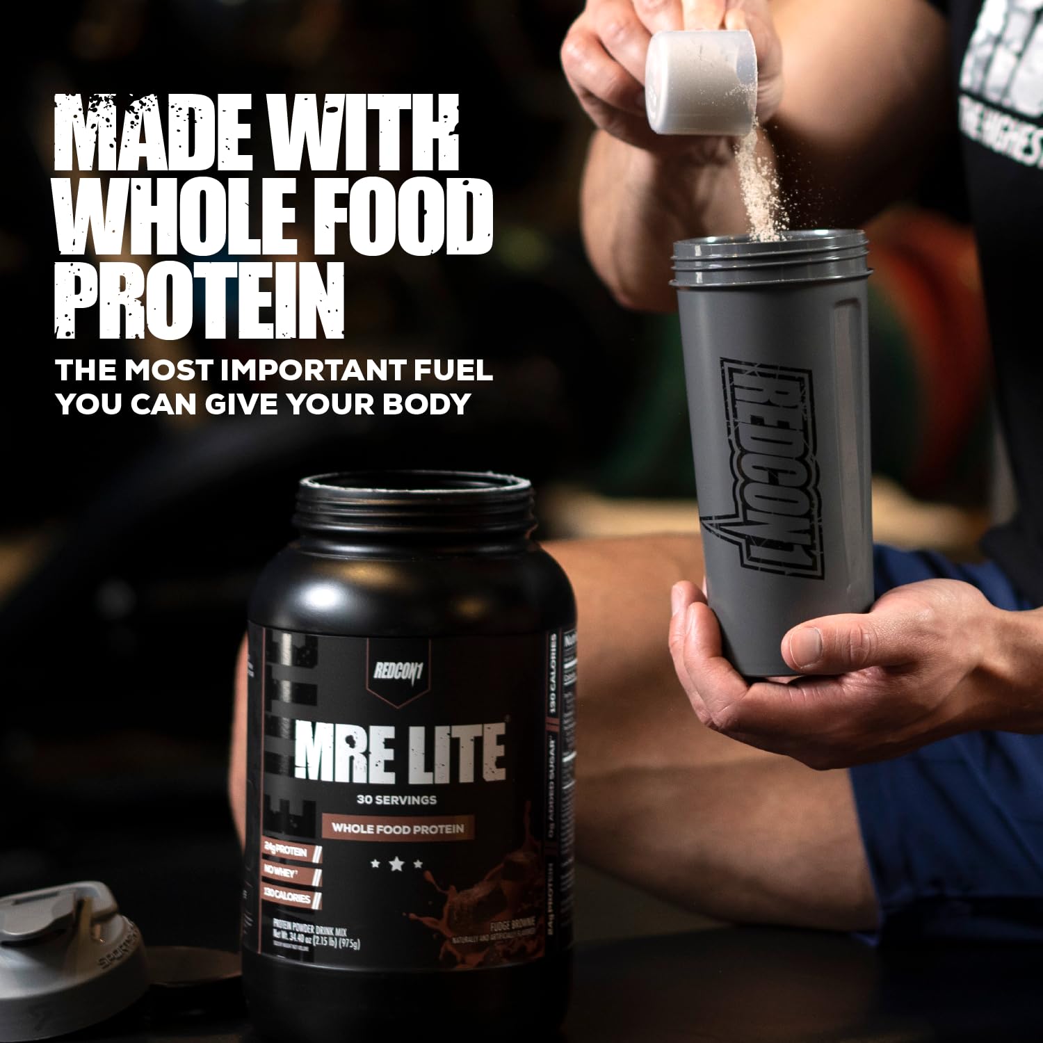REDCON1 MRE Lite Whole Food Protein Powder, Oatmeal Chocolate Chip - Low Carb REDCON1 uk supplements