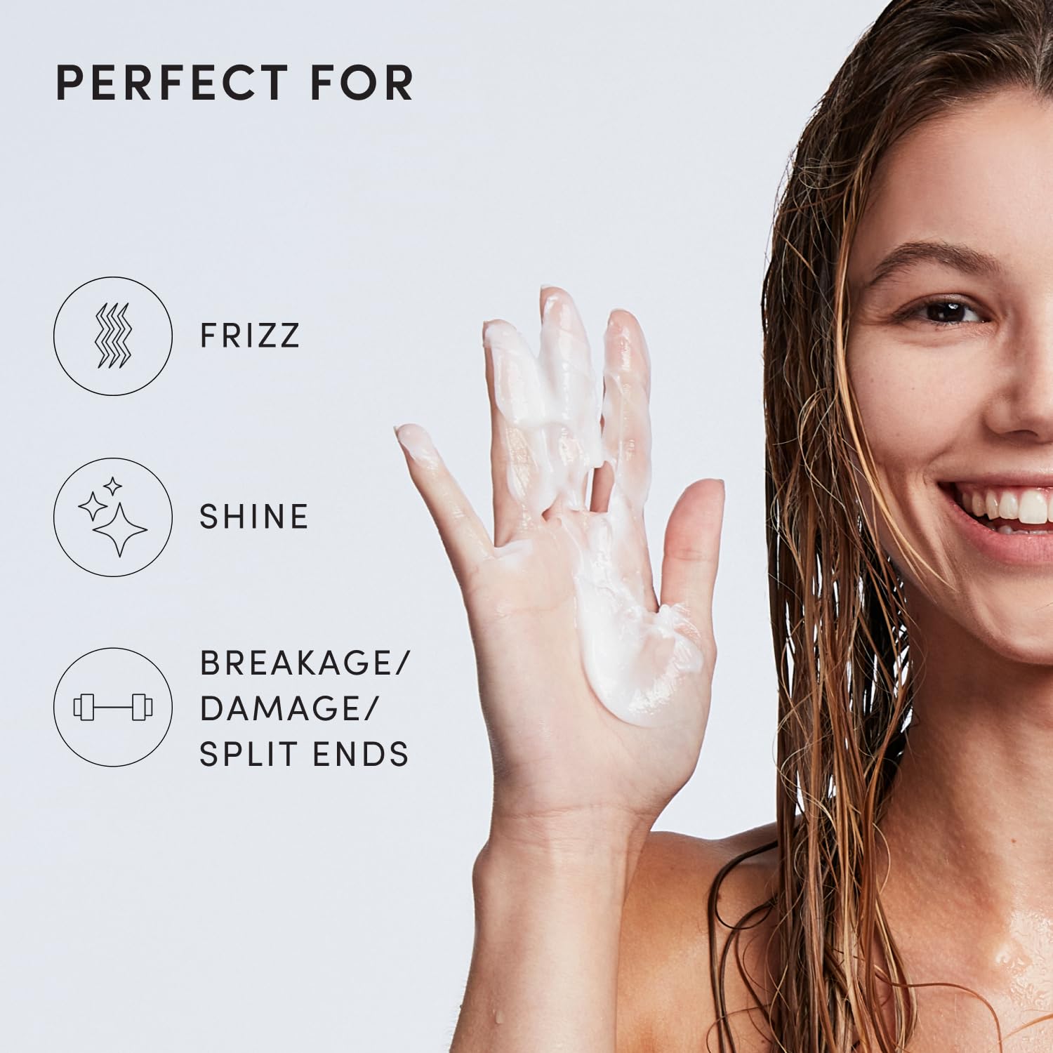 OUAI Medium Conditioner Refill - Hydrating Hair Conditioner with Coconut Oil, Babassu Oil, and Keratin - Strengthens, Repairs and Adds Shine - Paraben and Phthalate Free Hair Care Products (32 Oz) OUAI uk supplements