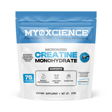 MYOXCIENCE Micronized Creavitalis Creatine | The World’s Purest Micronized Form of Creatine Monohydrate | Supports Muscle Performance MYOXCIENCE uk supplements