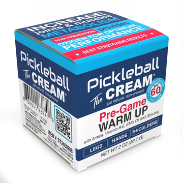 Pickleball Cream PRE-Game Warm UP SPF 60 Joint & Muscle Therapy Cream Grip Strength Pickleball Paddle Control Accurate Ball Shots Joints Muscles Metabolism Oxygen Pain Prevention Maximum Performance Pickleball Cream uk supplements