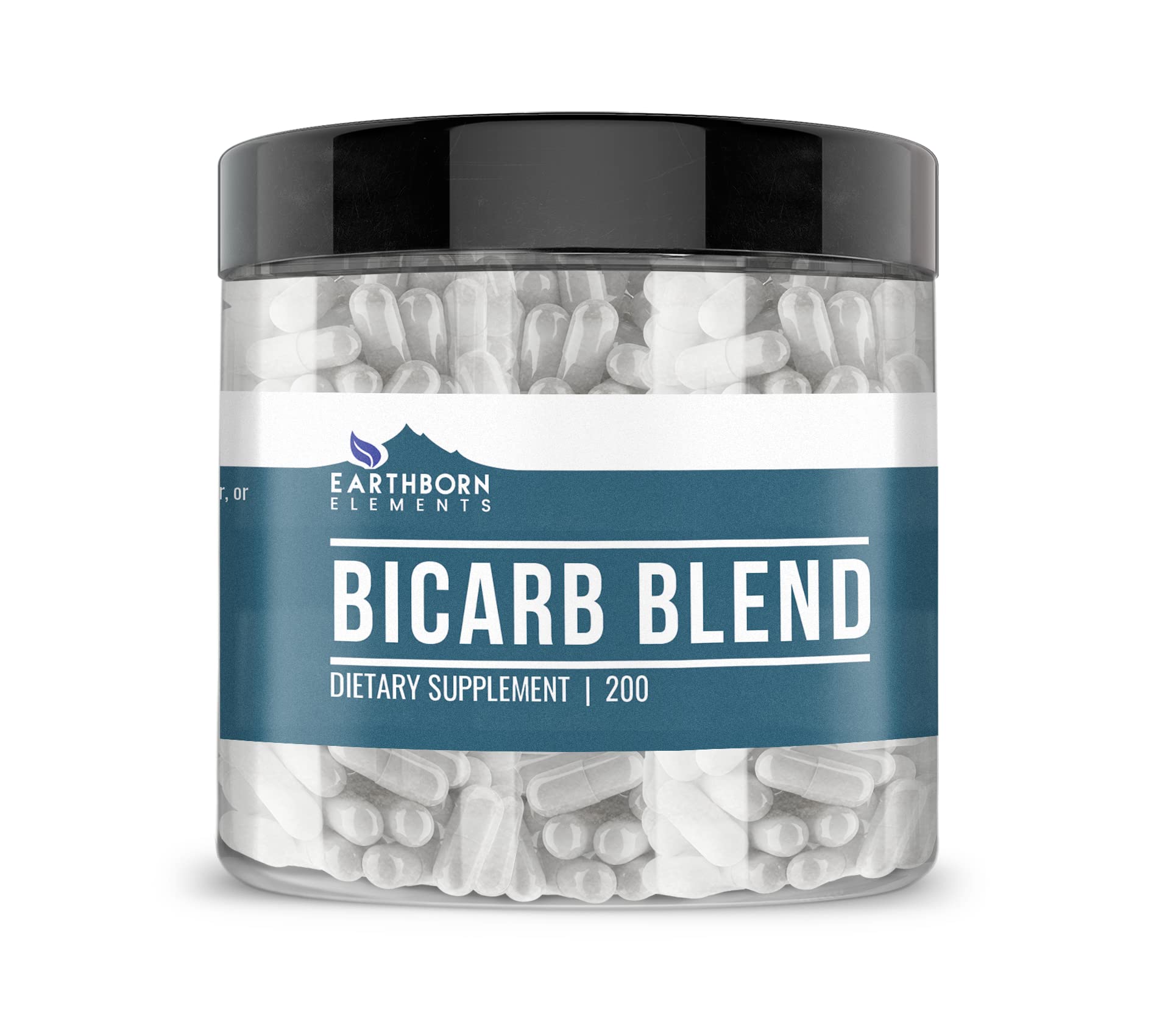 Earthborn Elements Bicarb Blend 200 Capsules, Pure & Undiluted, No Additives Earthborn Elements uk supplements