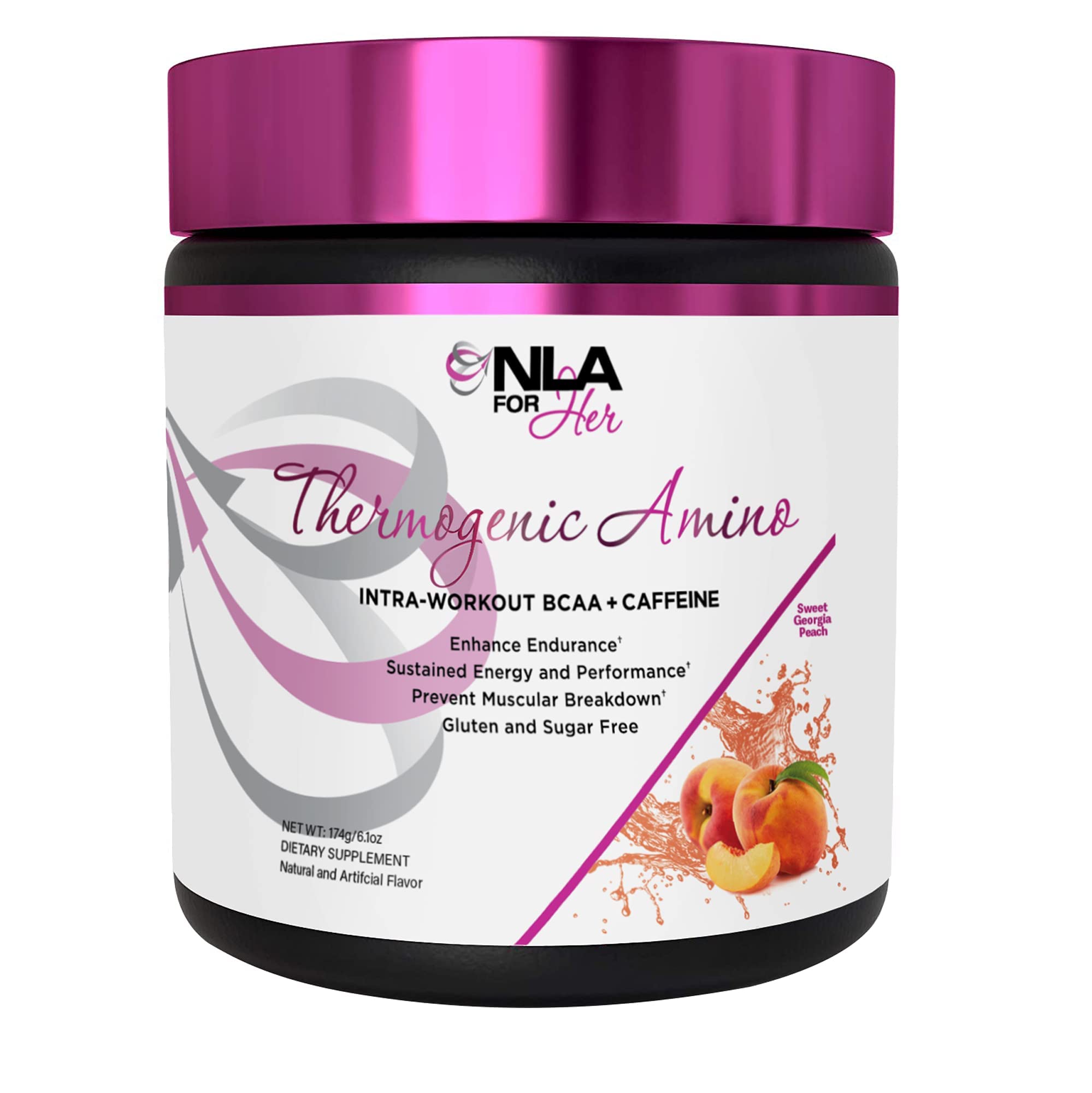 NLA for Her Pre/Intra Workout Stack (Includes Her Thermogenic Amino Georgia Peach NLA for Her uk supplements