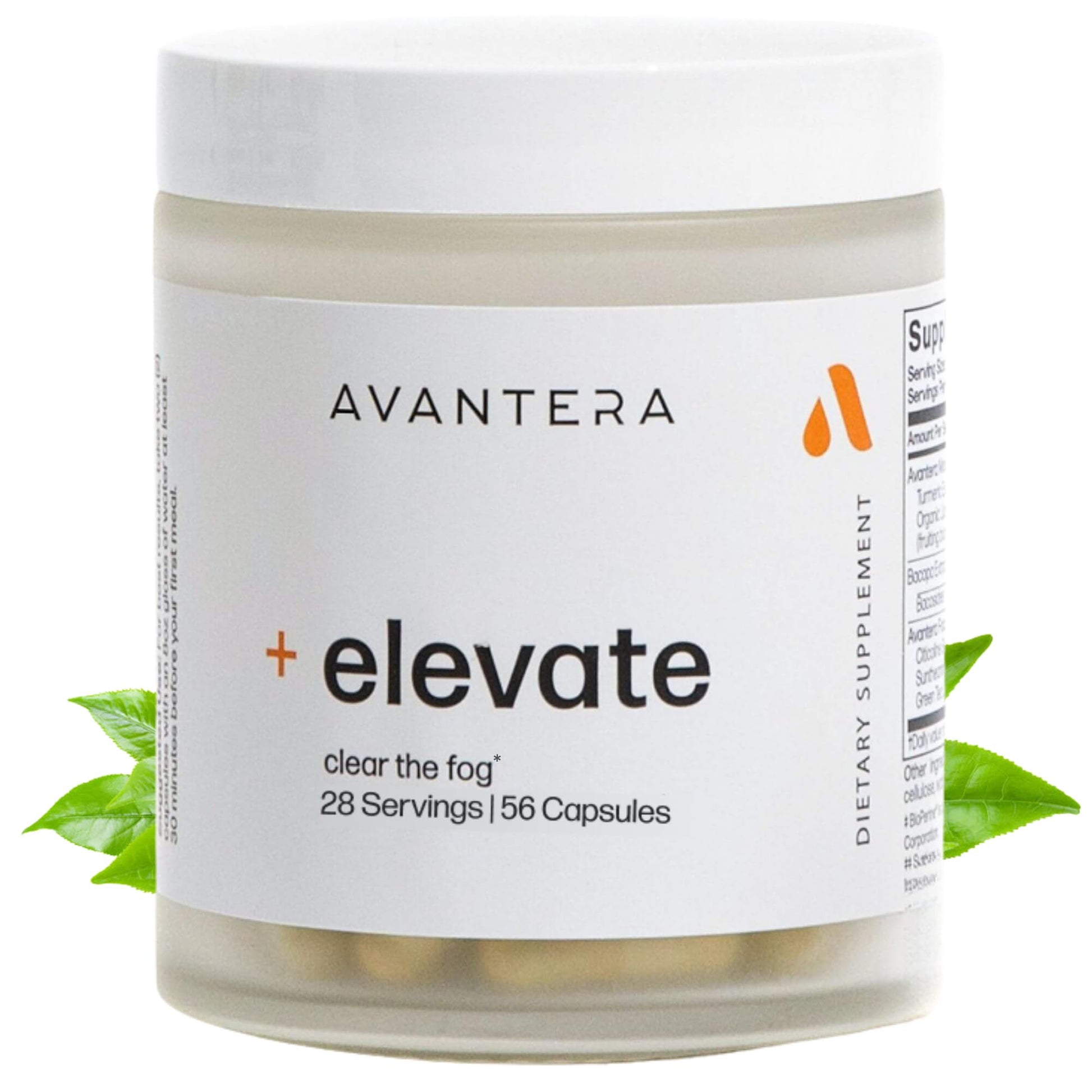 Avantera Elevate Premium Nootropic Supplement - Beat Brain Fog - Best Focus Supplements for Memory & Focus Support - Energy Without Crash - 56 Count Pills for Women & Men* Avantera uk supplements