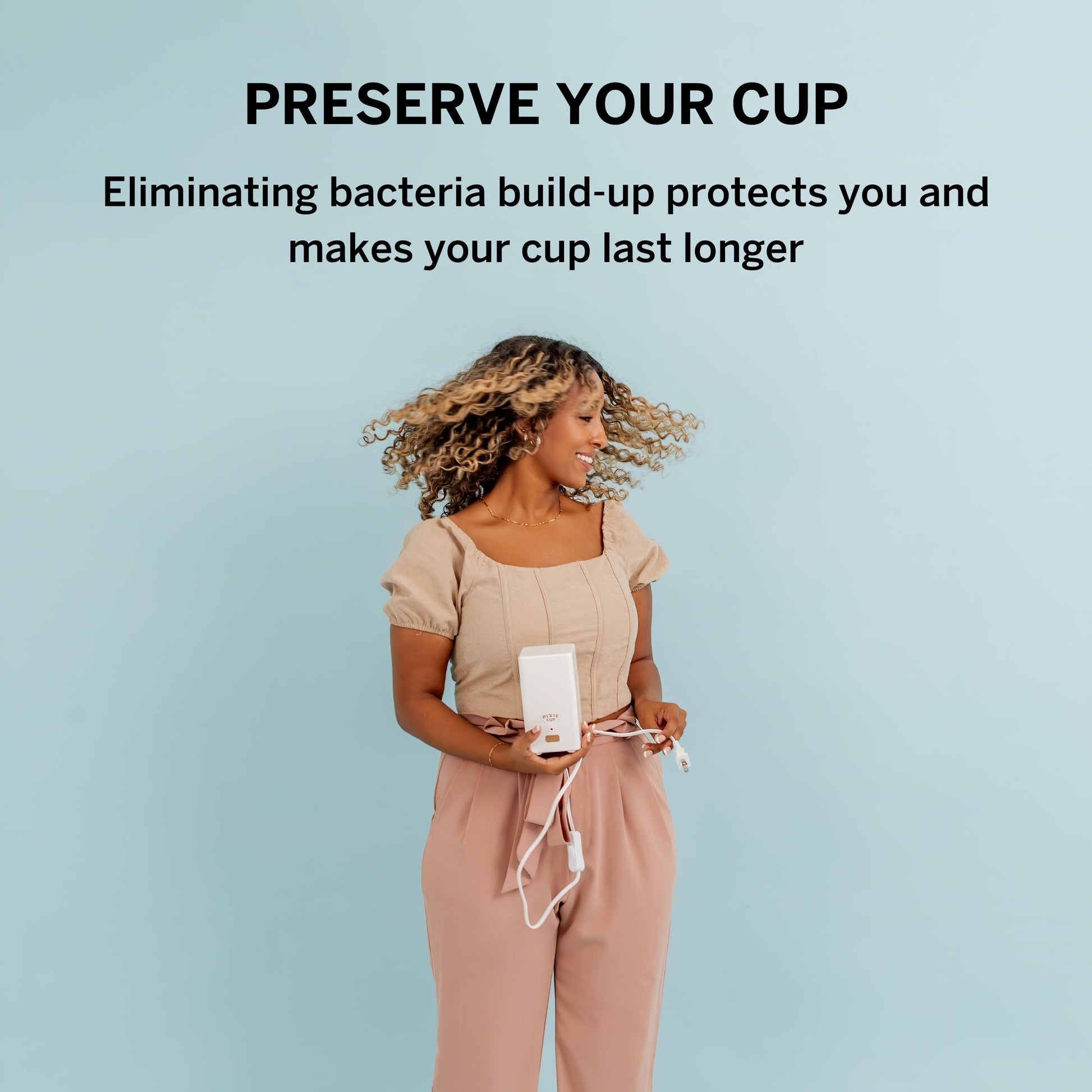 Pixie Menstrual Cup Sterilizer Cleaner Machine - The Only Hinged Lid Steamer & Drying Stand Pixie Cup uk supplements
