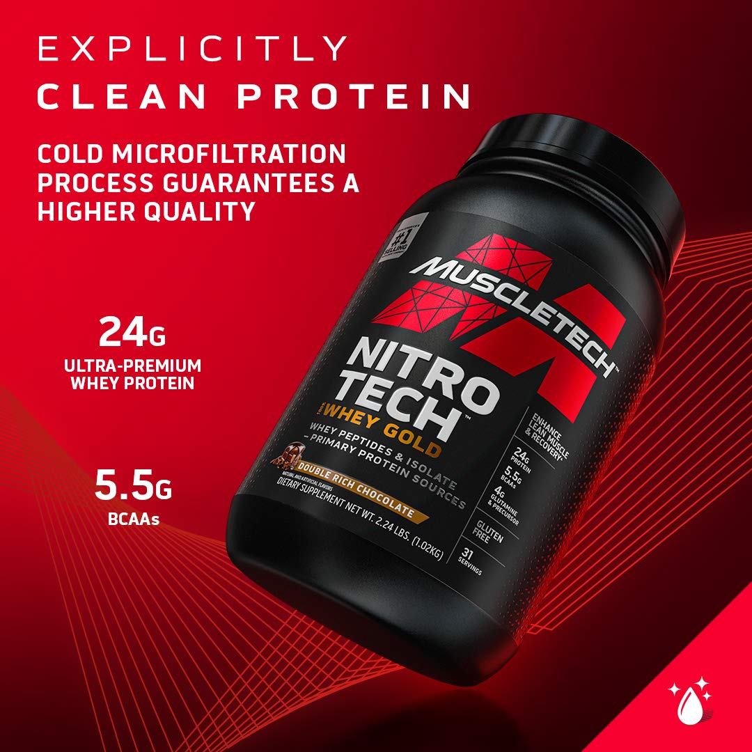 Whey Protein Powder MuscleTech Nitro-Tech Whey Gold Protein Powder Whey Protein MuscleTech uk supplements
