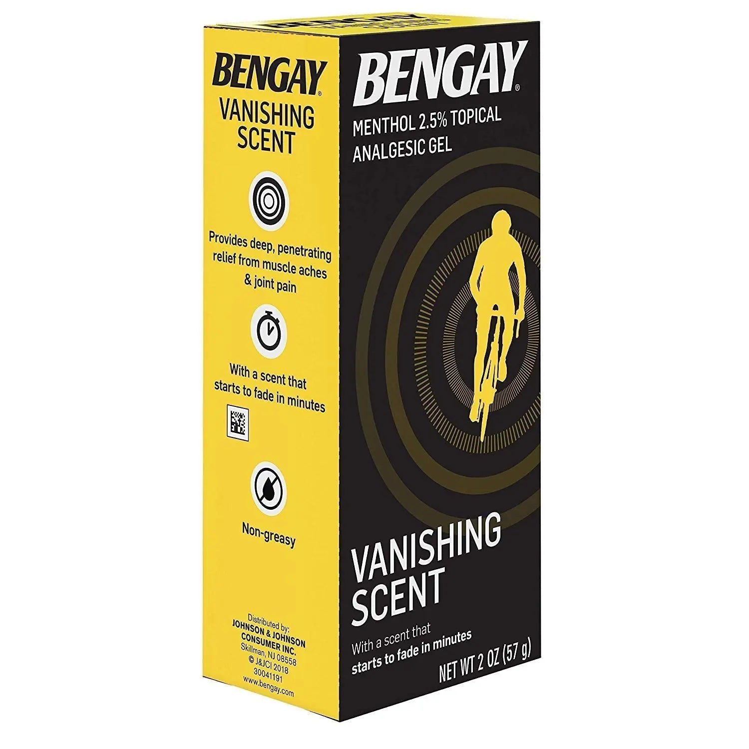 Bengay Menthol 2.5% Topical Analgesic Gel Vanishing Scent 2oz Bengay uk supplements