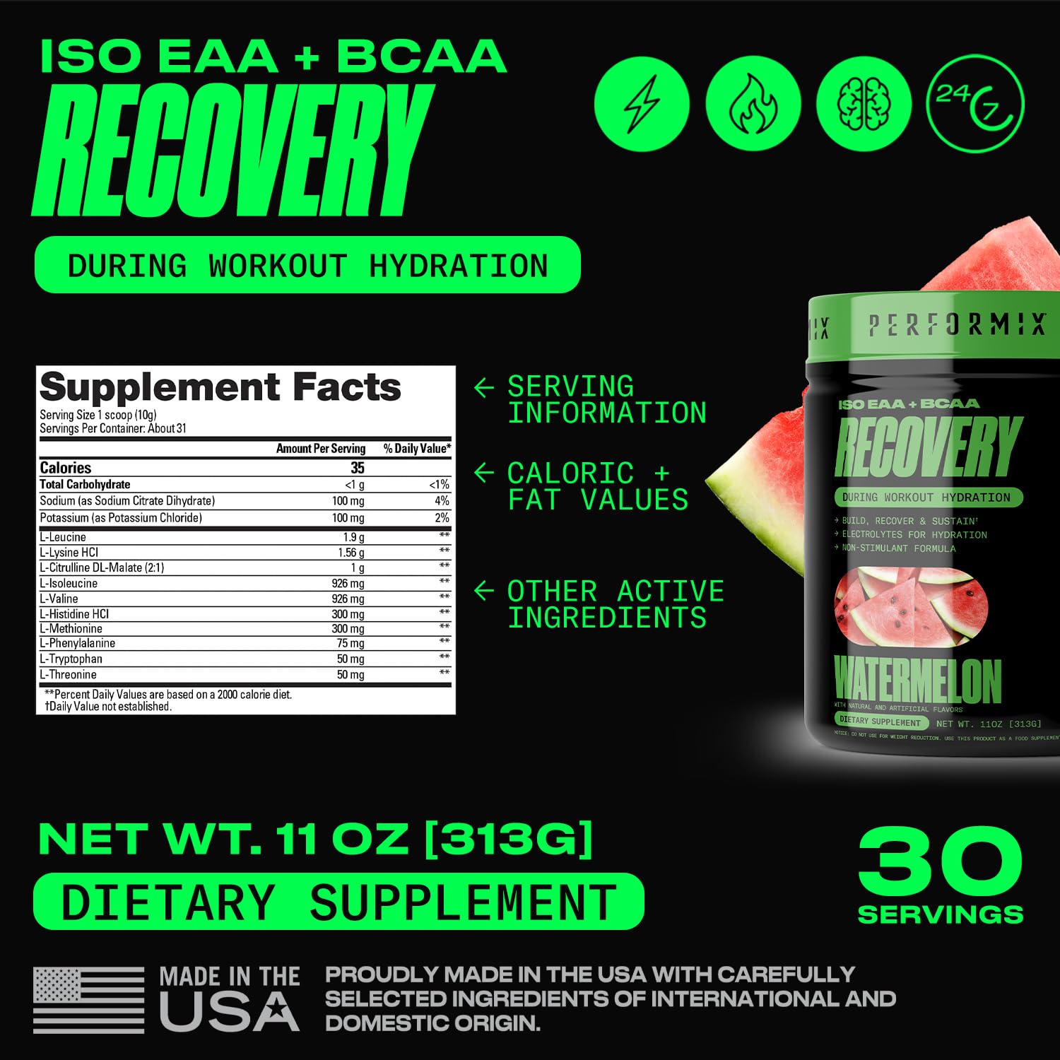 PERFORMIX - ISO EAA & BCAA - Intra & Post Workout - Branched Chain PERFORMIX uk supplements