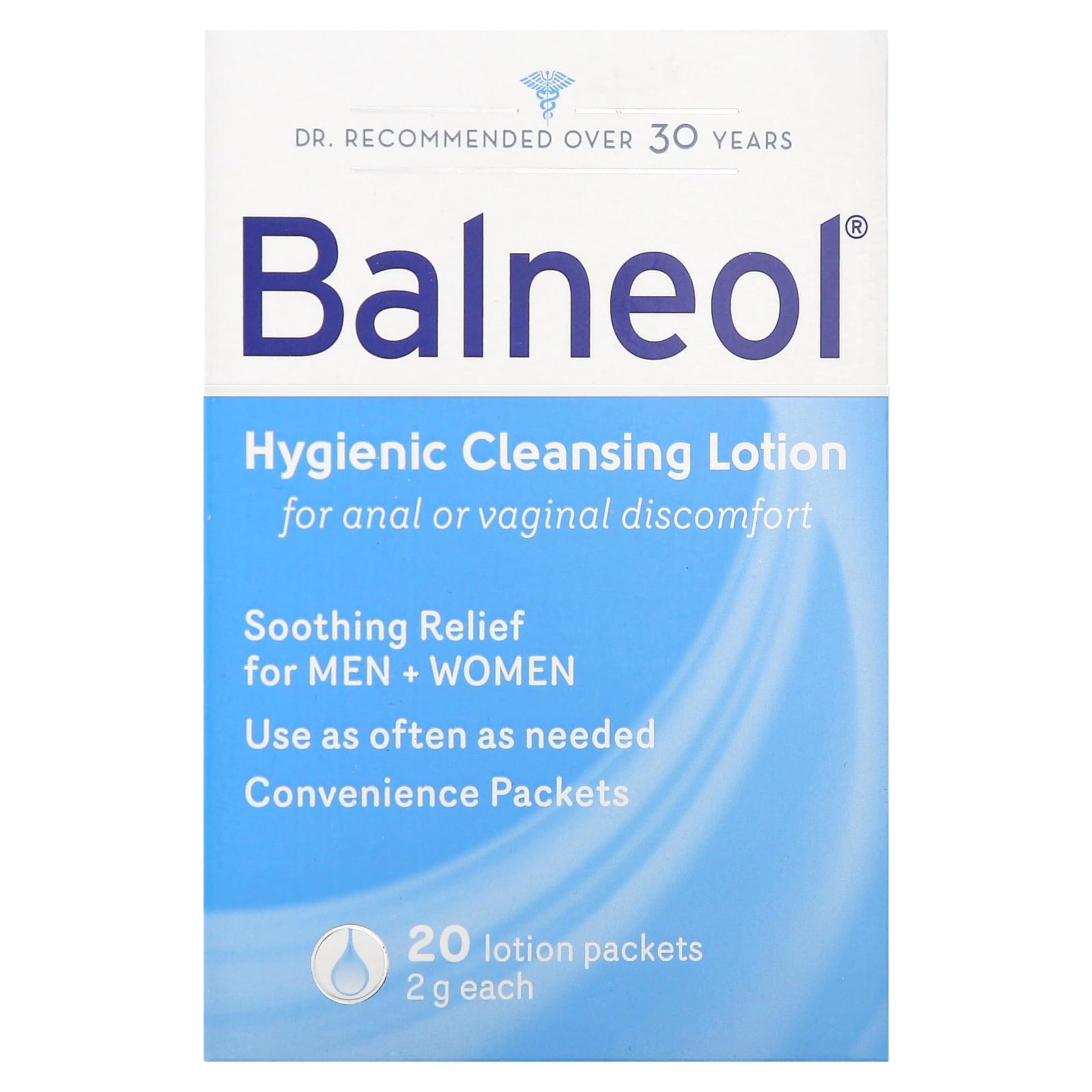 Balneol Hygienic Cleansing Lotion Packets, 20 Count Balneol uk supplements