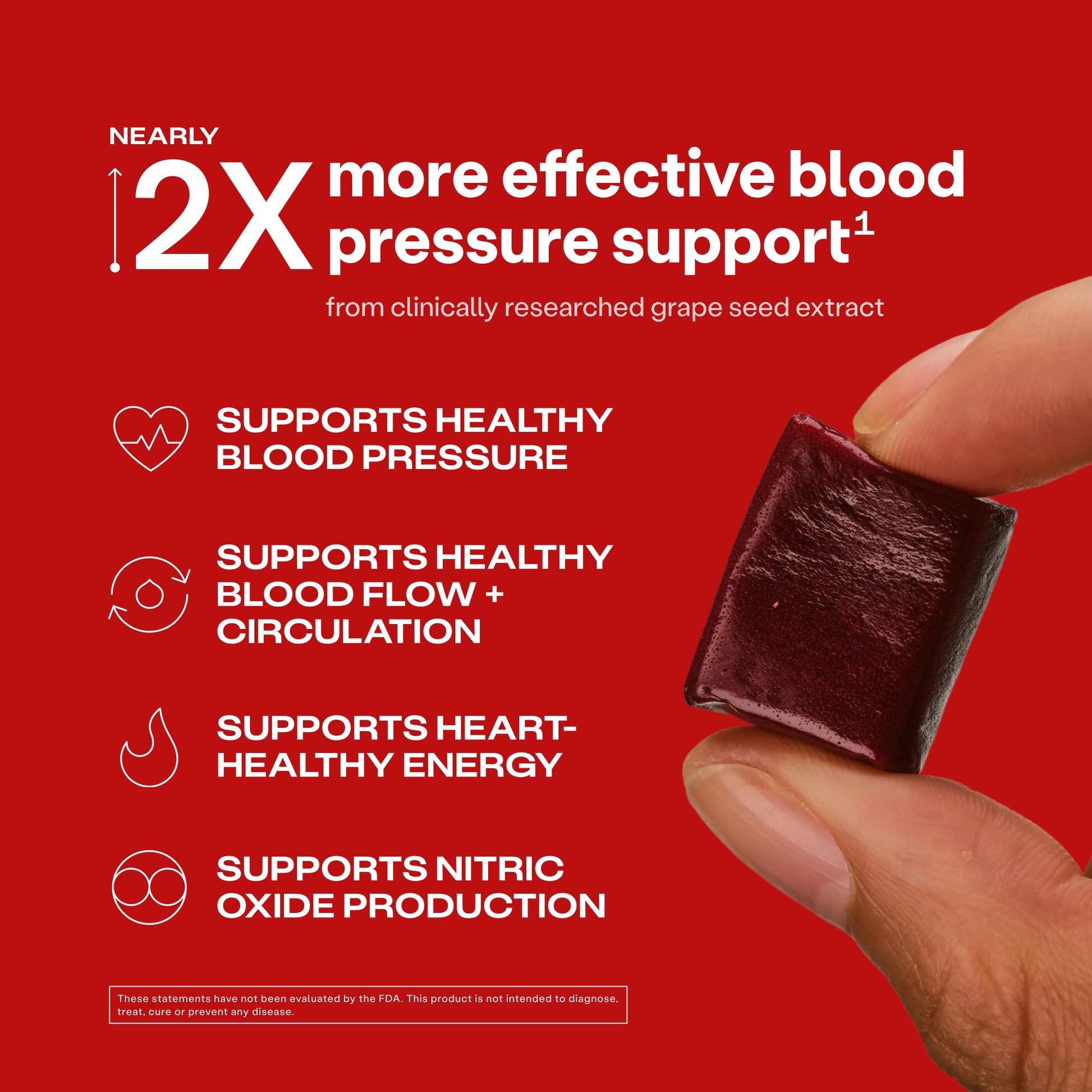 Humann SuperBeets Heart Chews, Beet Root Powder Support Energy Supplement, Nitric Oxide and Blood Pressure Support, Grape Seed Extract & Non-GMO, Heart Health, Pomegranate Berry Flavor, 60 Count Humann uk supplements