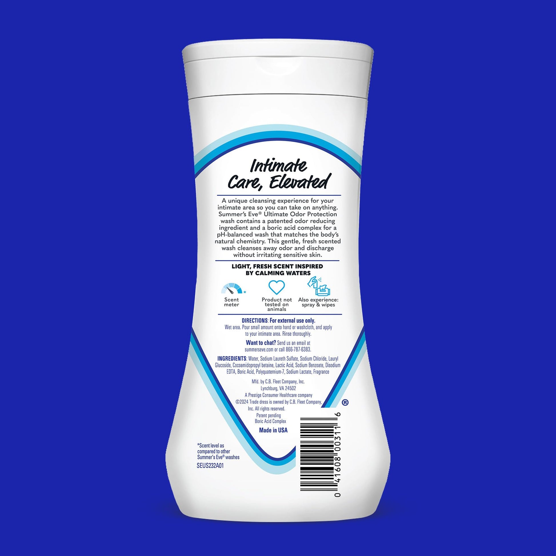 Summer's Eve, Ultimate Odor Control, Feminine Body Wash with Boric Acid, Removes Odor Summer's Eve uk supplements