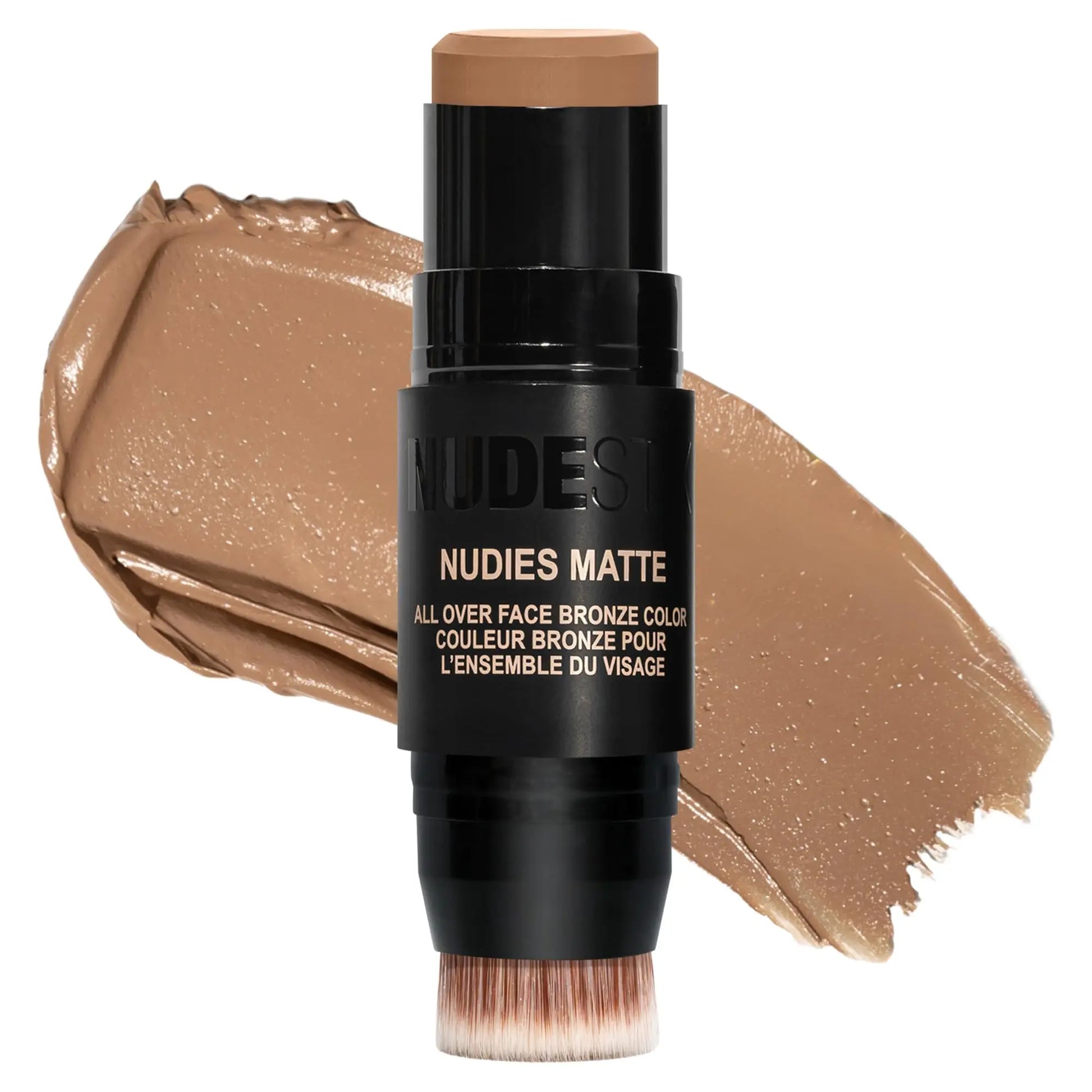 Nudestix Nudies Bronze All Over Matte Bronzing Stick – 3-in-1 Cream Bronzer for Cheeks, Eyes & Lips with Built-In Brush | Natural Contour & Sun-Kissed Glow | Bondi Bae Nudestix uk supplements