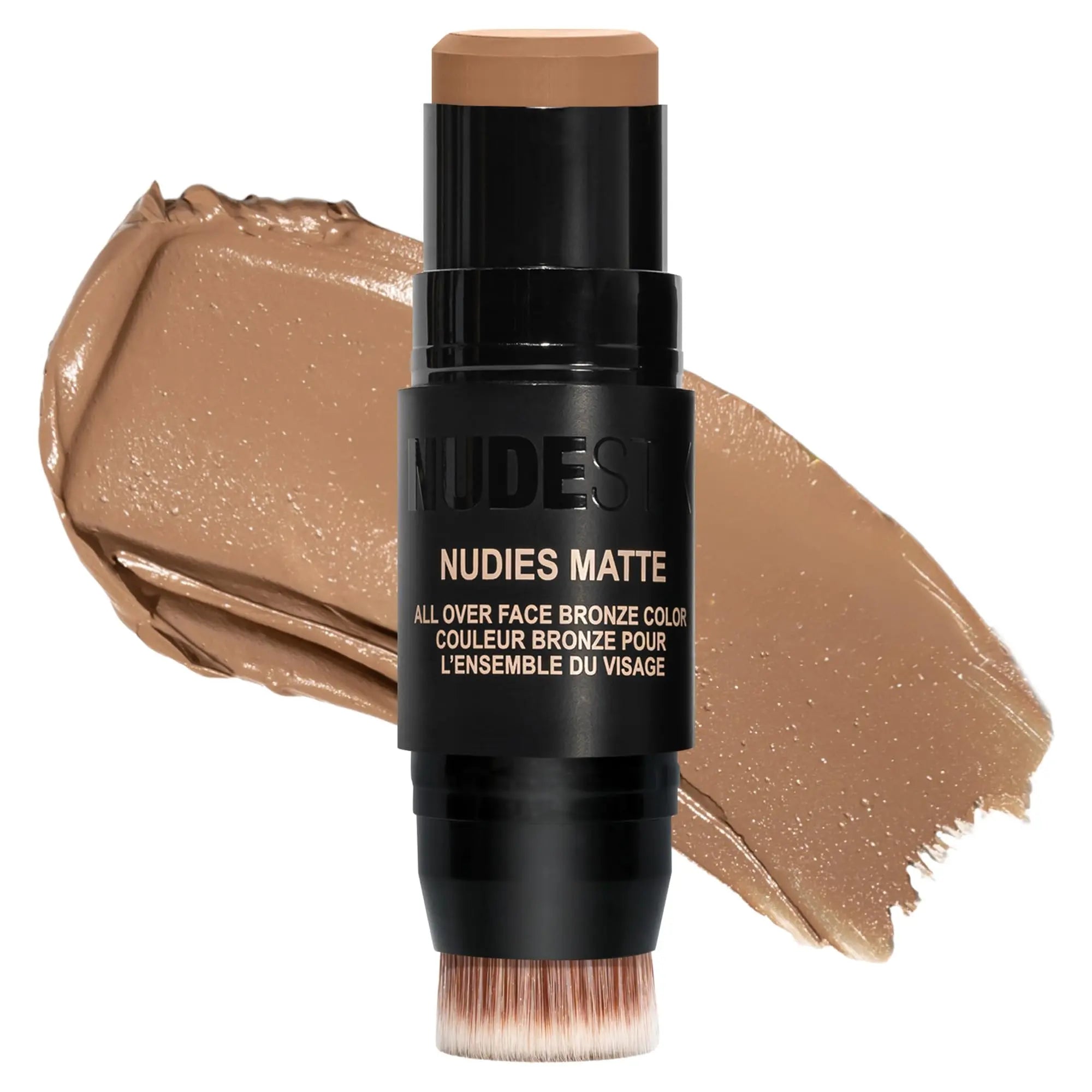 Nudestix Nudies Bronze All Over Matte Bronzing Stick – 3-in-1 Cream Bronzer for Cheeks, Eyes & Lips with Built-In Brush | Natural Contour & Sun-Kissed Glow | Bondi Bae Nudestix uk supplements