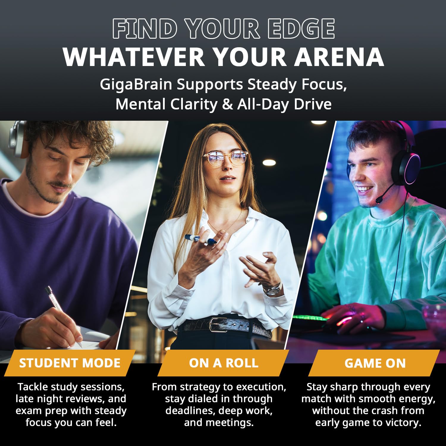 Granite Nutrition GigaBrain Nootropic Energy Powder – Cereboost, Alpha-GPC & ElevATP – Cognitive Focus Supplement for Sustained Energy & Performance – White Peach, 30 Servings Granite Supplements uk supplements