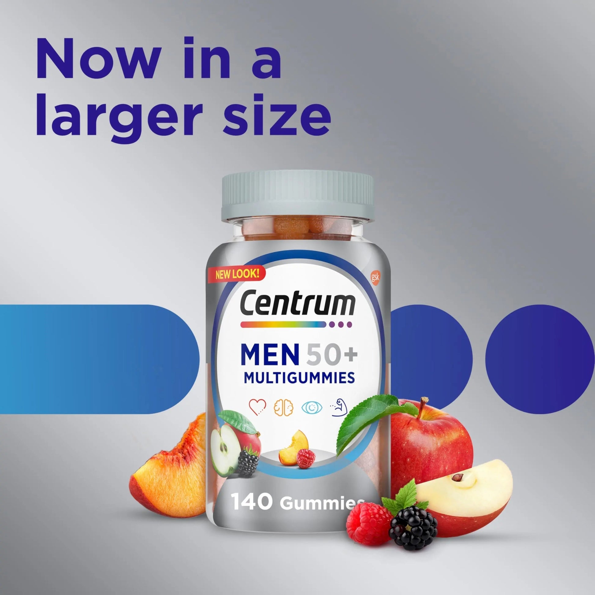 Centrum MultiGummies for Men 50 Plus, Multivitamin/Multimineral Supplement with Vitamins D3, E, B6, and B12 Centrum uk supplements