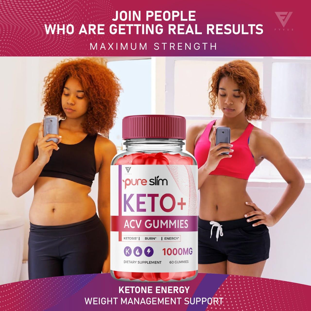 (2 Pack) Pure Slim Keto ACV Gummies, Pure Slim Keto ACV Gummies Advanced Kelly Clarkson Fyvus uk supplements