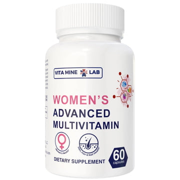 VITA MINE LAB Women's Advanced Multivitamin, Supports Energy, Immune Health & Overall Well-Being, Gluten-Free, Halal VITA MINE LAB uk supplements