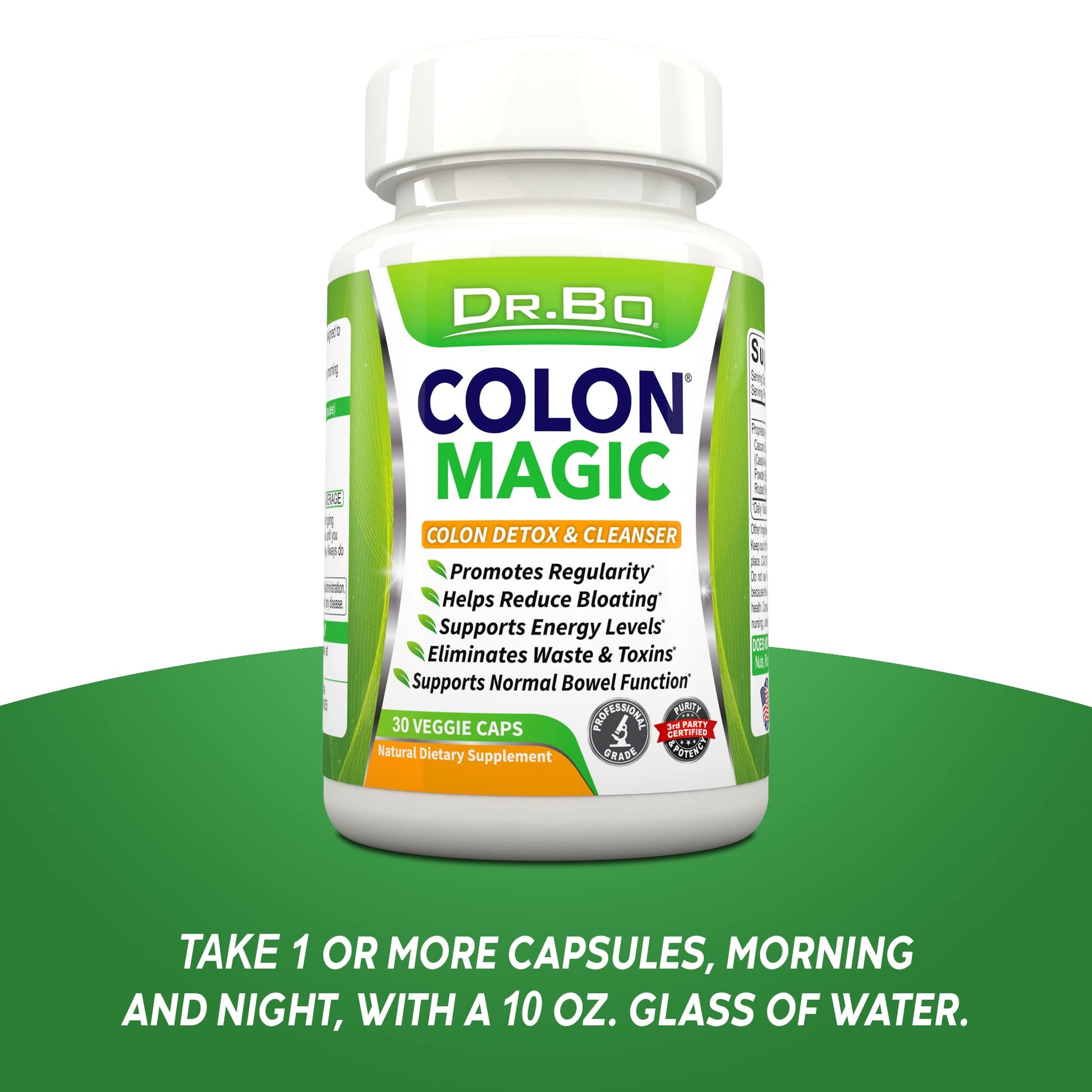 Colon Cleanse Detox Formula - Natural Bowel Cleanser Pills for Intestinal Bloating & Fast Digestive DR. BO uk supplements