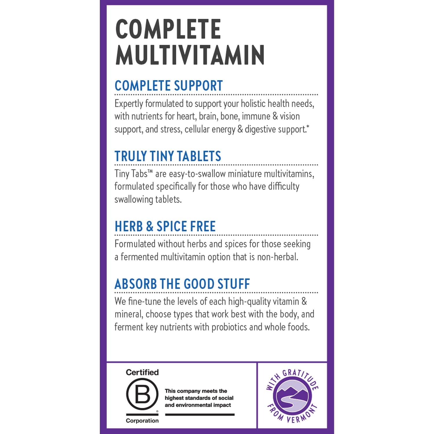 New Chapter Tiny Tabs Multivitamin with 20+ Nutrients for Immune, Cellular Energy & Stress Support, Including Vitamin D3 + B Vitamins, 192 Count New Chapter uk supplements