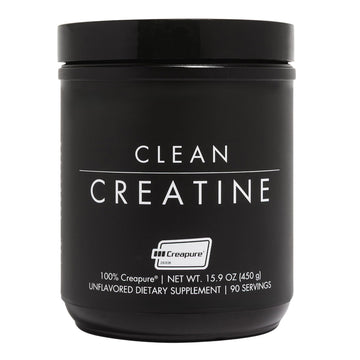 CLEAN Creatine - 100% Creapure® Creatine Monohydrate Powder for Muscle Health, Performance and Cognitive Support | 3rd Party Certified by NSF | 90 Servings | Unflavored | Vegan, Keto, and Gluten-Free CLEAN uk supplements