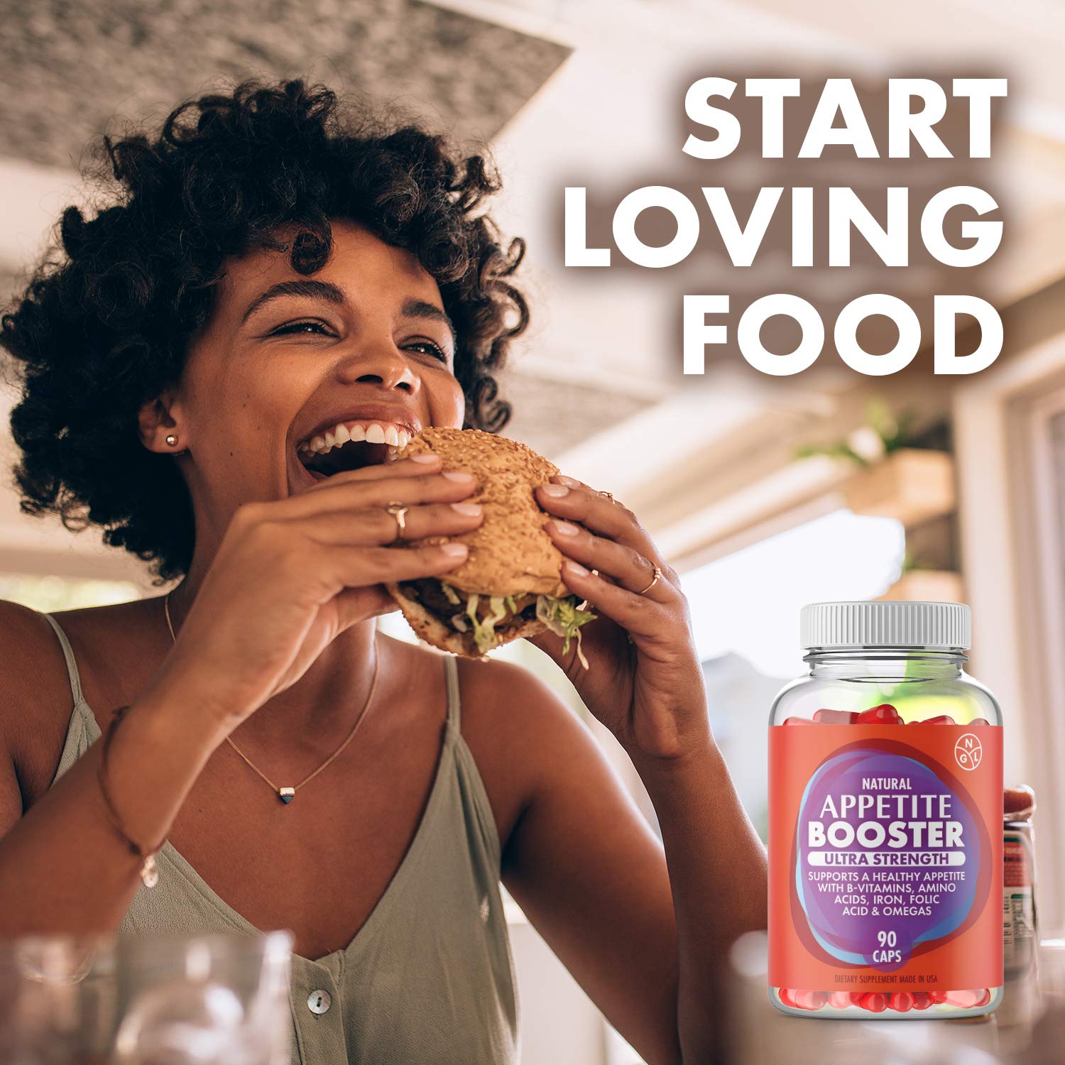 NGL Appetite Booster Pills Extra Strength for Adults Fortified with Lysine, Folic Acid, Iron NGL uk supplements