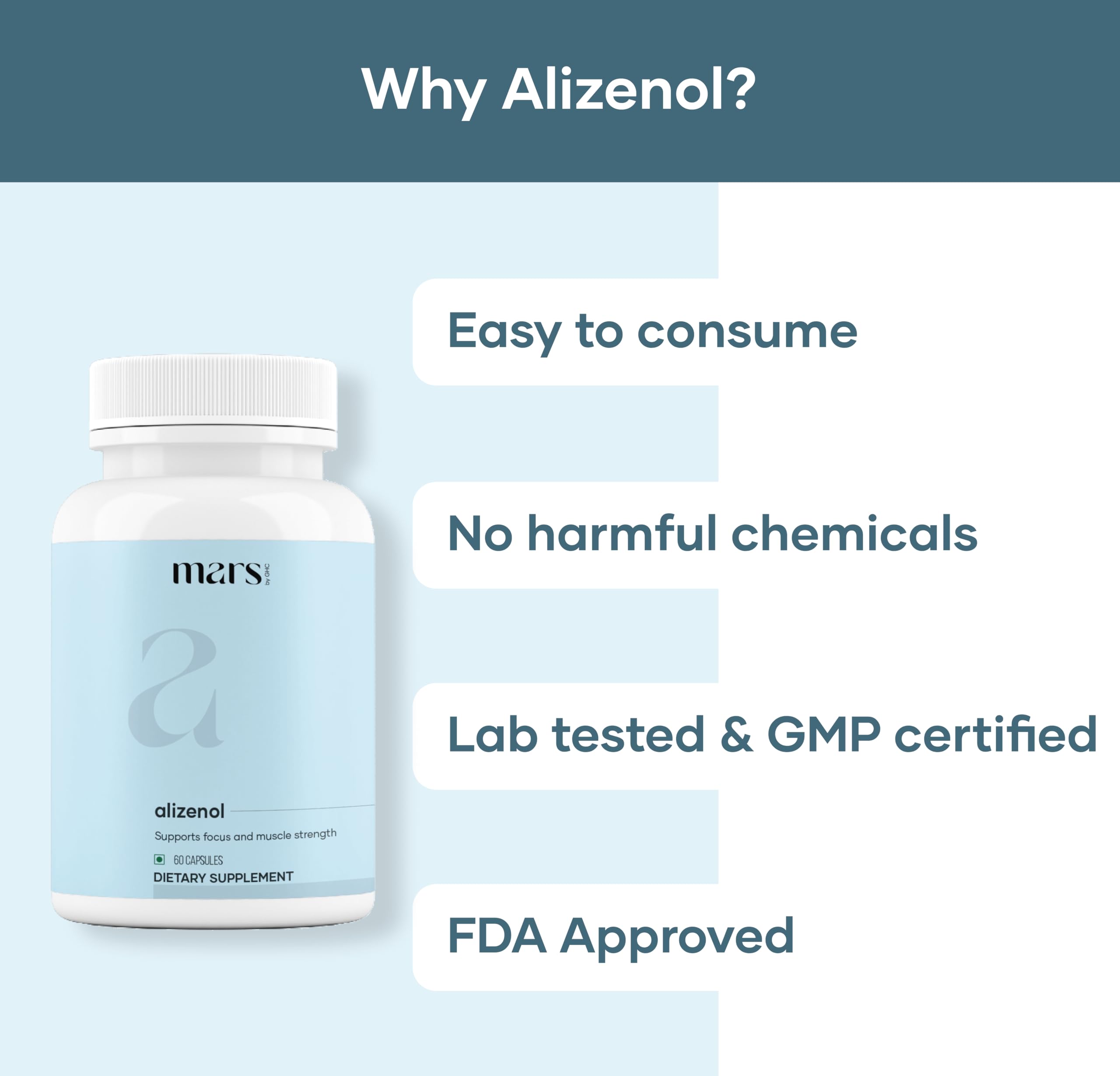Mars Alizenol Capsules - 60 Capsules | (Pack of 3) mars by GHC uk supplements