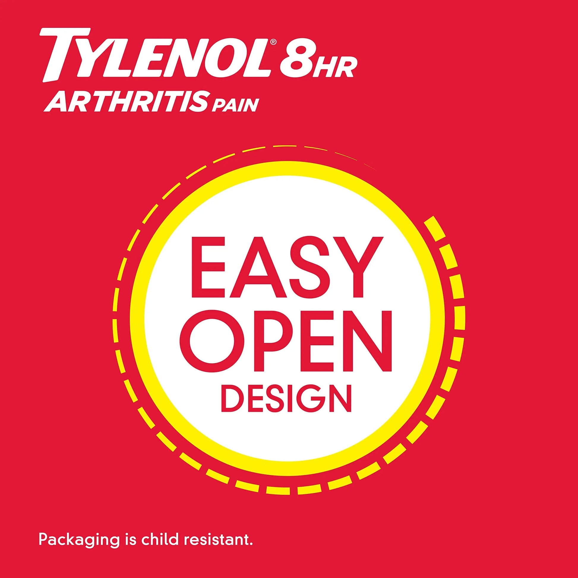 Tylenol 8HR Arthritis Pain Relief Caplets, Fast, Strong Pain Relief, 650 mg Acetaminophen for Minor Arthritis & Joint Pain, Fever Reducer, Extended Release, Won't Irritate Stomach, 100 Count Tylenol uk supplements
