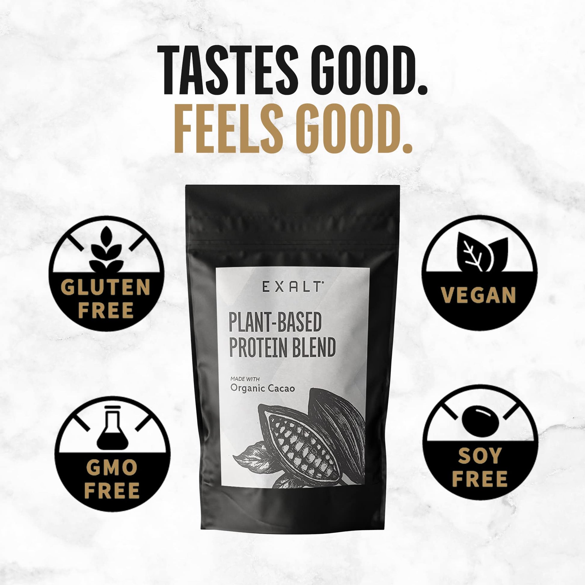 EXALT Vegan Protein Powder - 100% Plant-Based – Gluten Free - Keto Friendly EXALT uk supplements