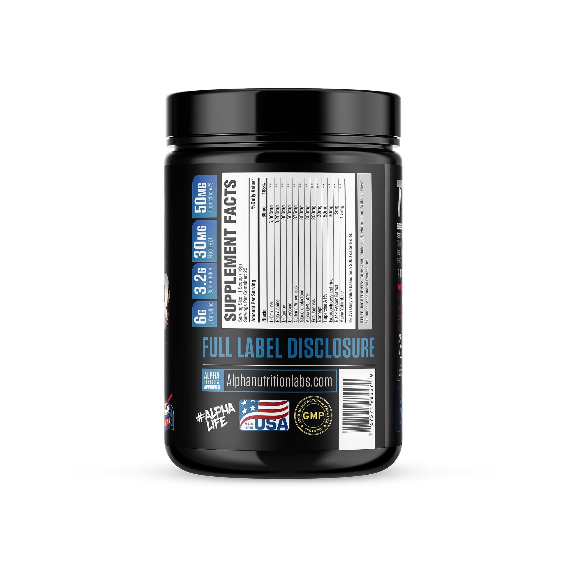 Alpha Nutrition Labs Twister Advanced Pre-Workout Powder (Raspberry Lemonade) Alpha Nutrition Labs uk supplements