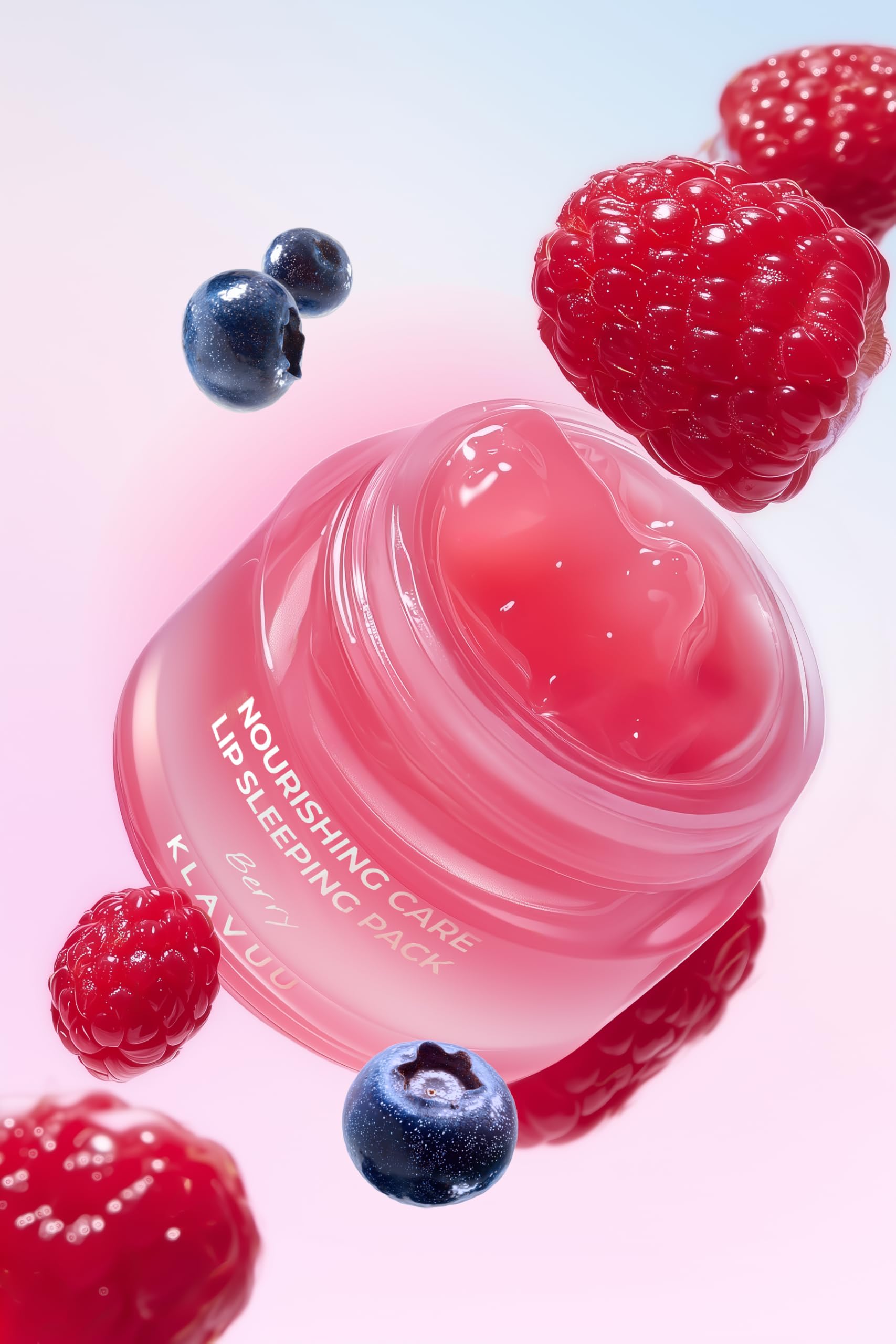 Klavuu Lip Mask Sleeping Pack (0.7oz) – Overnight Deep Hydrating Korean Lip Balm Treatment for Very Dry, Chapped Lips | Lip Lightening & Plumping with Instant Hydration | Gentle Exfoliating (Berry) KLAVUU uk supplements