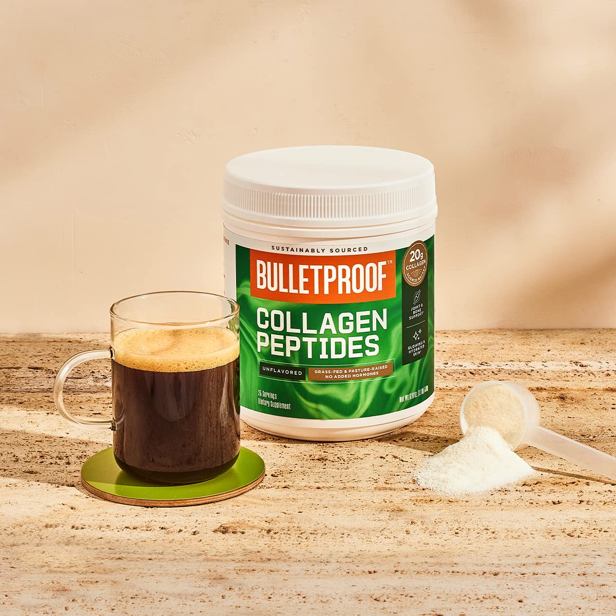 Bulletproof Unflavored Collagen Protein Powder, 17.6 Ounces, Grass-Fed Collagen Peptides Bulletproof uk supplements