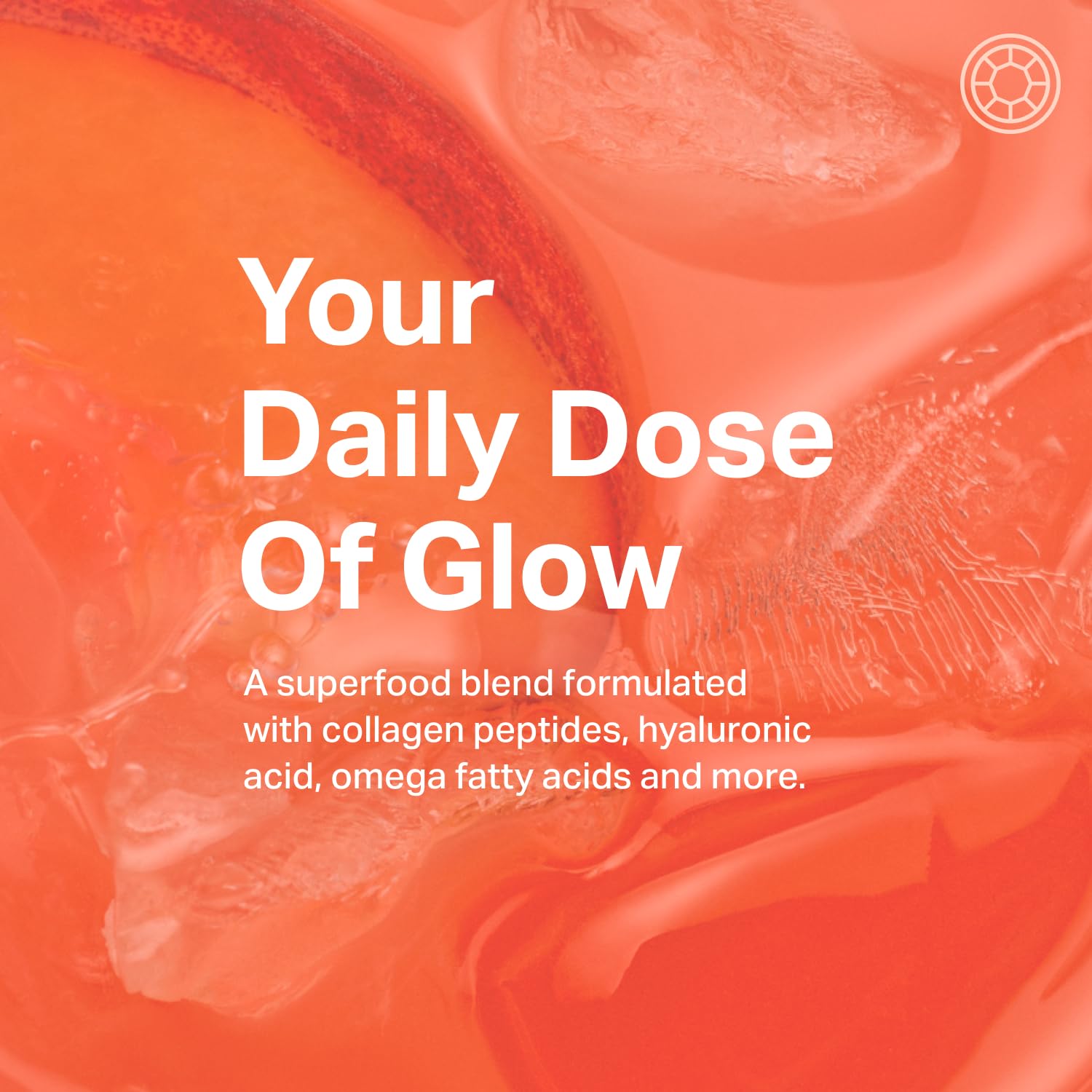 Proper, The Corals Daily Glow Beauty Blend - Nutrient Dense Superfood Powder with Collagen Peptides, Hyaluronic Acid Powder, Vitamin C, and MSM. Hair, Skin, Nail Vitamin Supplement for Women & Men Proper uk supplements