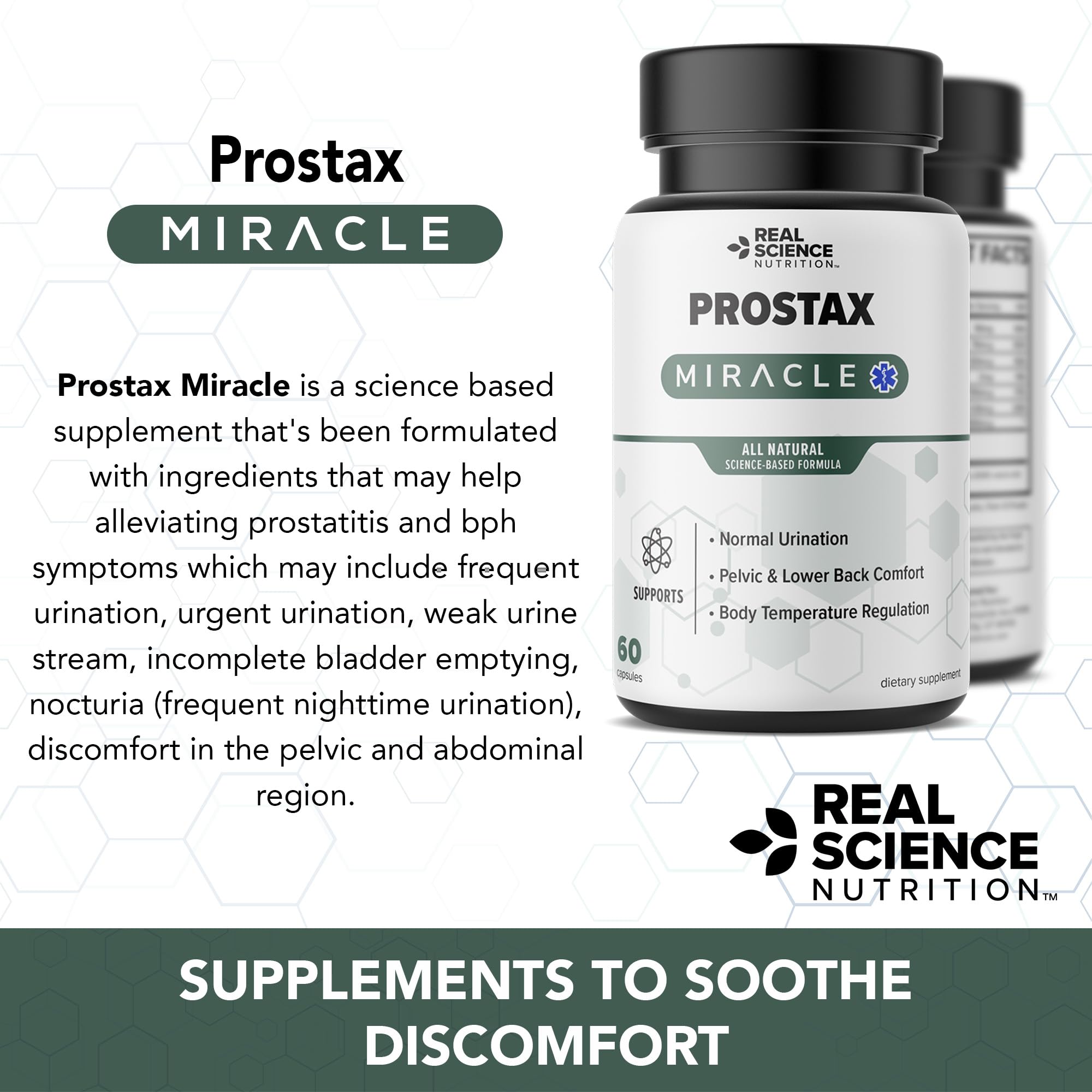 Real Science Nutrition Offers Prostax Miracle: A Natural Supplement for Bladder and Kidney Health, Mens Health Products Real Science Nutrition uk supplements