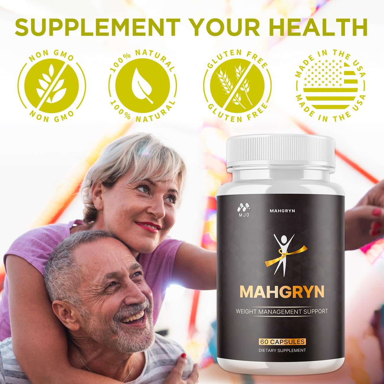 (3 Pack) Mahgryn Capsules, Official Mahgryn Pills with All Natural Ingredients, Advanced Overall Health and Wellness Vitamin Supplement Formula for Maximum Strength Multivitamin Support (180 Capsules) MJO uk supplements