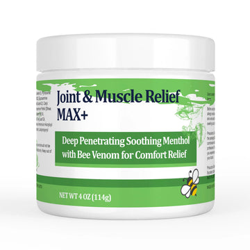 DUBOONAIO Max Energy Bee Venom Cream, Muscle Joint Soothing Cream, Pure Natural, for Back, Neck, Hands, Feet, Shoulder, Leg, Knee, Ankle Care DUBOONAIO uk supplements