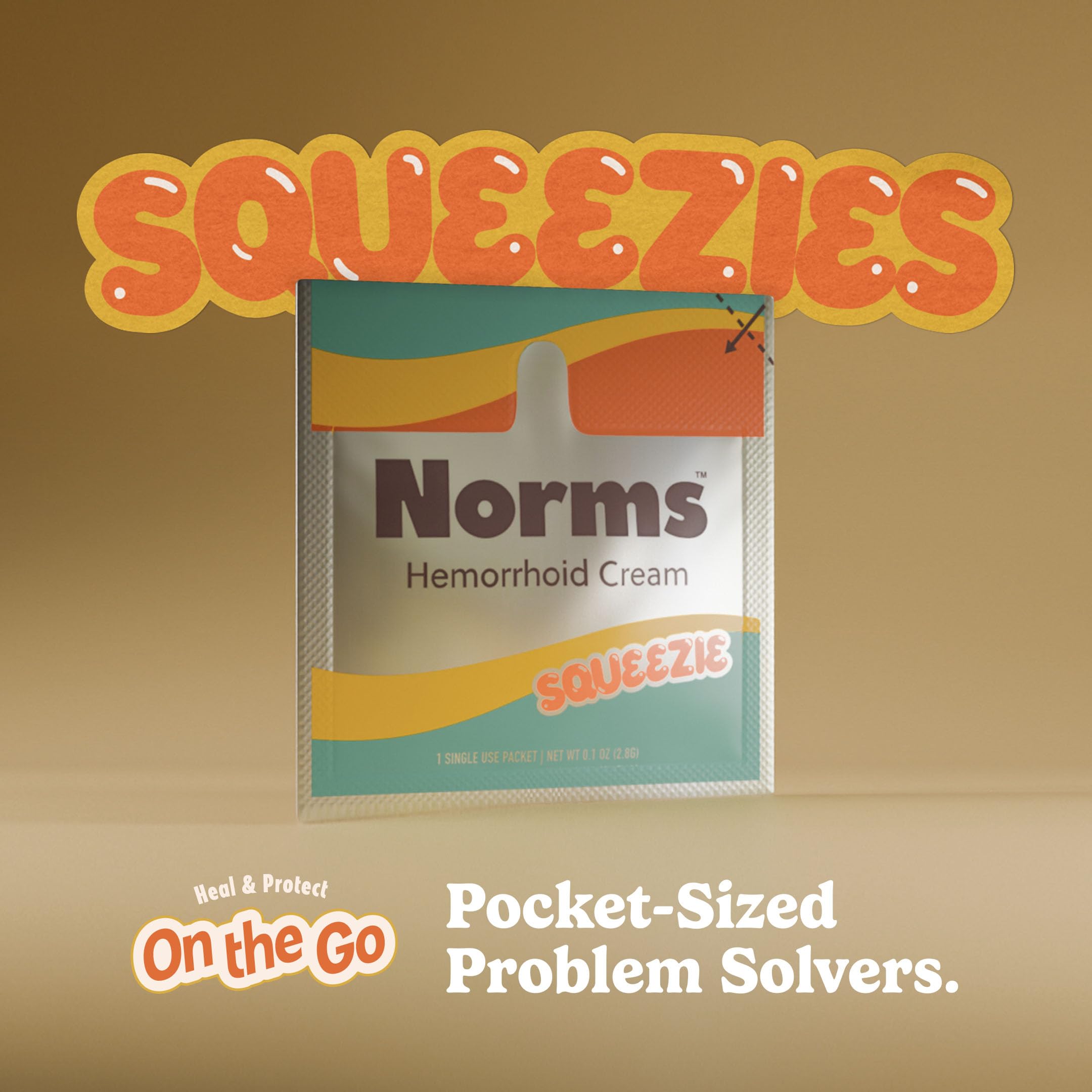 Norms Squeezies Lidocaine Hemorrhoid Cream, Discreet Single Use Travel Packets, 5% Lidocaine, Phenylephrine, Aloe and Glycerin – Numbing, Soothing & Swelling Relief On the Go, 5 Count Norms uk supplements