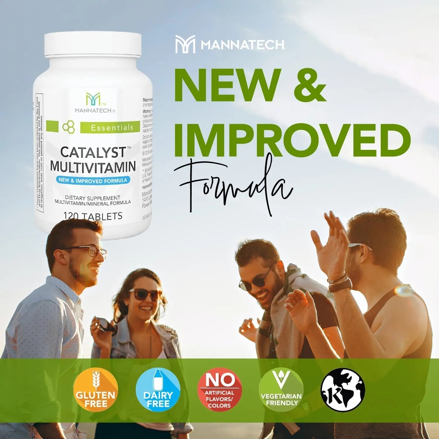 Mannatech Catalyst Multivitamin 120 Tablets, Maximize Your Multivitamin. Provides Antioxidants Vitamin A, Vitamin C, and Vitamin E Mannatech uk supplements