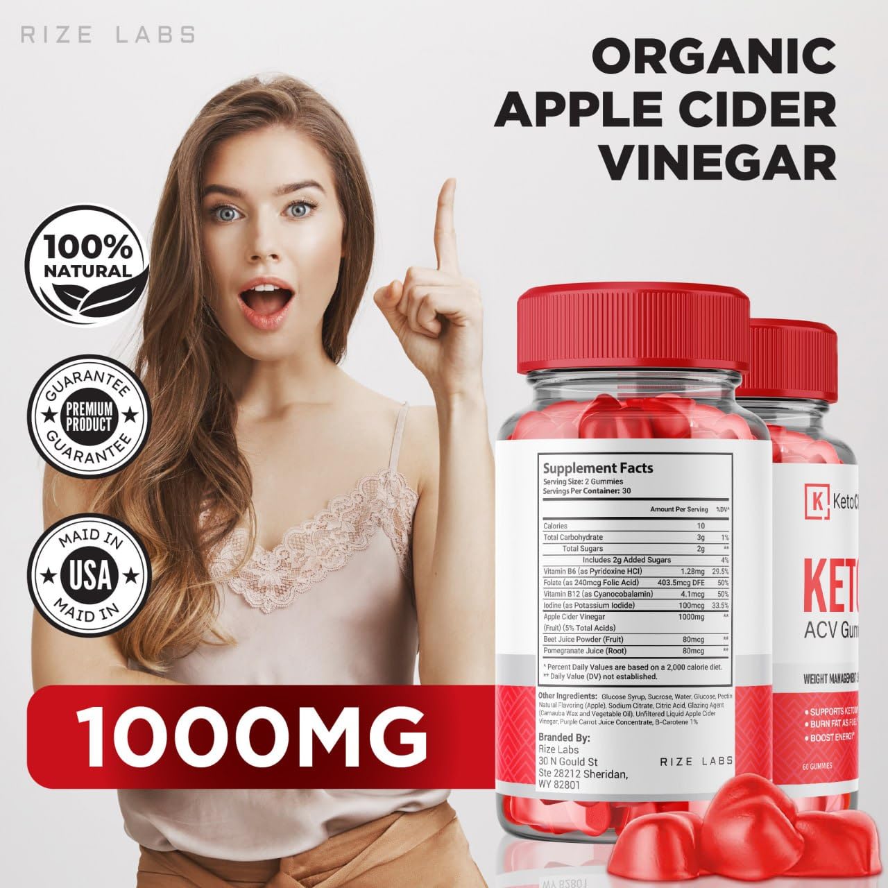 (2 Pack) Keto Chews Gummies - Keto Chews ACV Gummies for Weight Loss 525 MG rize labs uk supplements