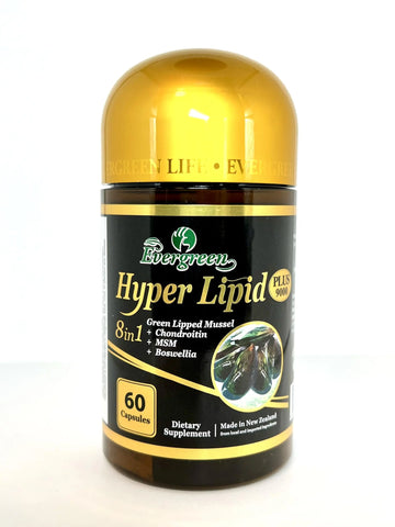 EverGreen Hyper Lipid 9000Plus 8 in 1 60capsule EverGreen uk supplements