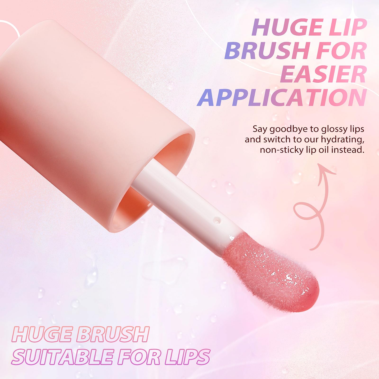 LANGMANNI Moisturizing Lip Oil,No-Sticky Lip Gloss Lip Balm Lip Care,Fruit Flavoured Lip Oil For Dry Lip's Moisturizing Hydrating And Nourishing ((Strawberry)) LANGMANNI uk supplements