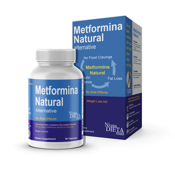 METFORMINA NATURAL - Fat & Glucose Metabolism Support - Dr Salomon (60 Capsules) Ni una dieta más uk supplements