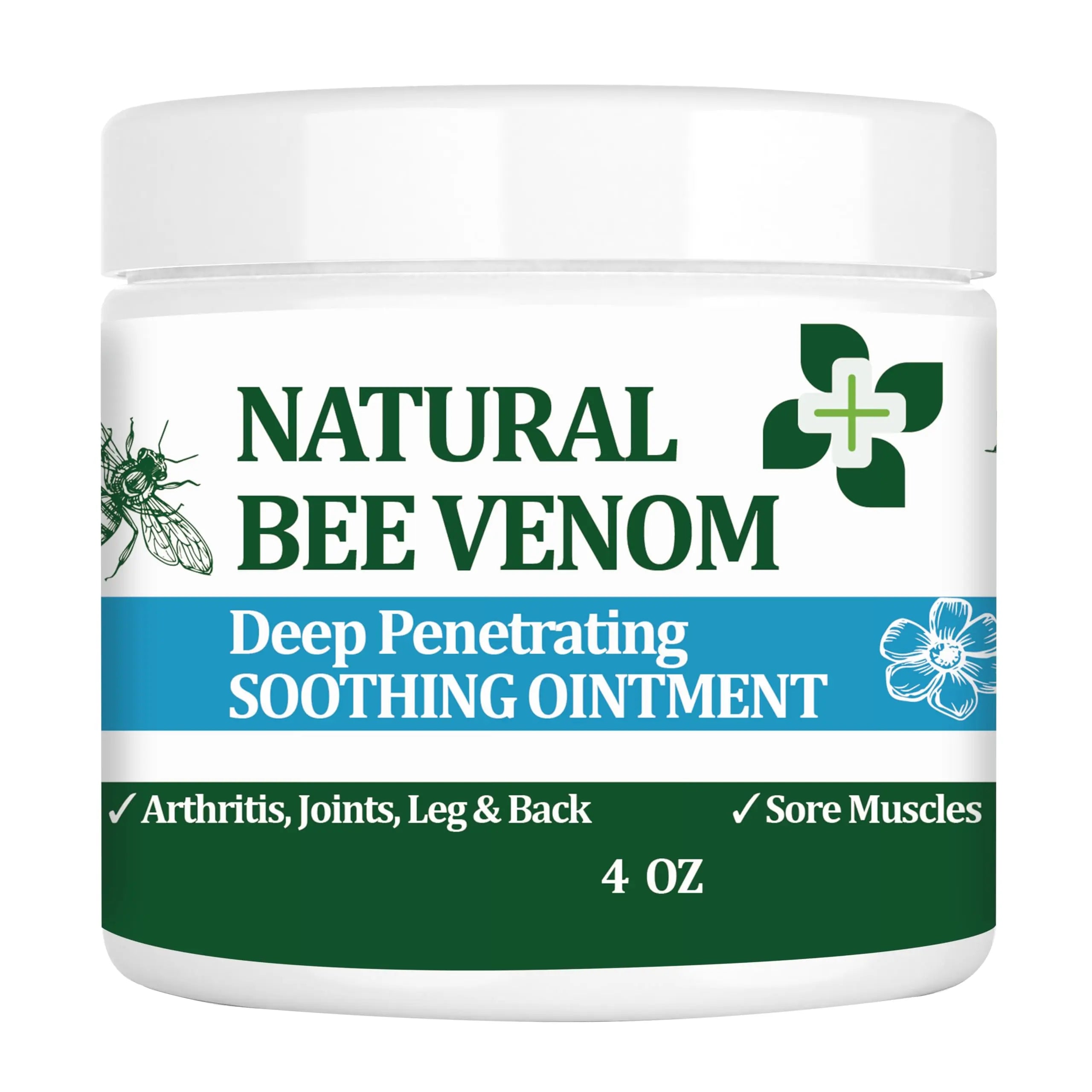 PIBIOOMAP Natural Bee Venom Joint & Muscle & Bone Release Oniment - Homeopathic Remedy - Fast Acting Release for Back, Neck, Hand, Feet, Knee, Muscle, Shoulder, Nerve, Ankle, Foot PIBIOOMAP uk supplements