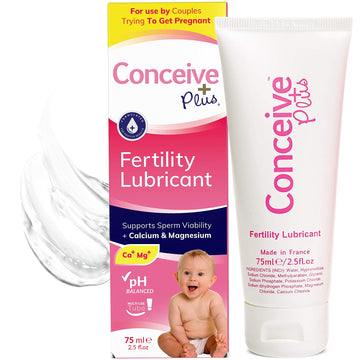 Conceive Plus Fertility Lubricant - Fertility Friendly Lube for Couples Trying to Conceive, 75ml / 2.5 fl oz CONCEIVE PLUS uk supplements