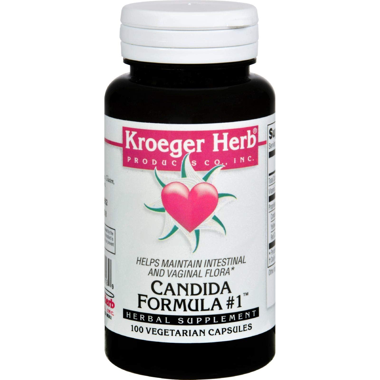 Kroeger Herb Candida Formula #1 100 Vcap Kroeger Herb Products uk supplements