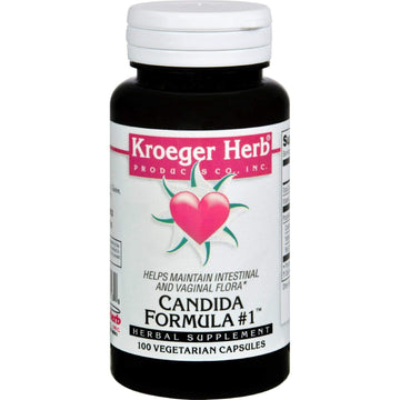 Kroeger Herb Candida Formula #1 100 Vcap Kroeger Herb Products uk supplements